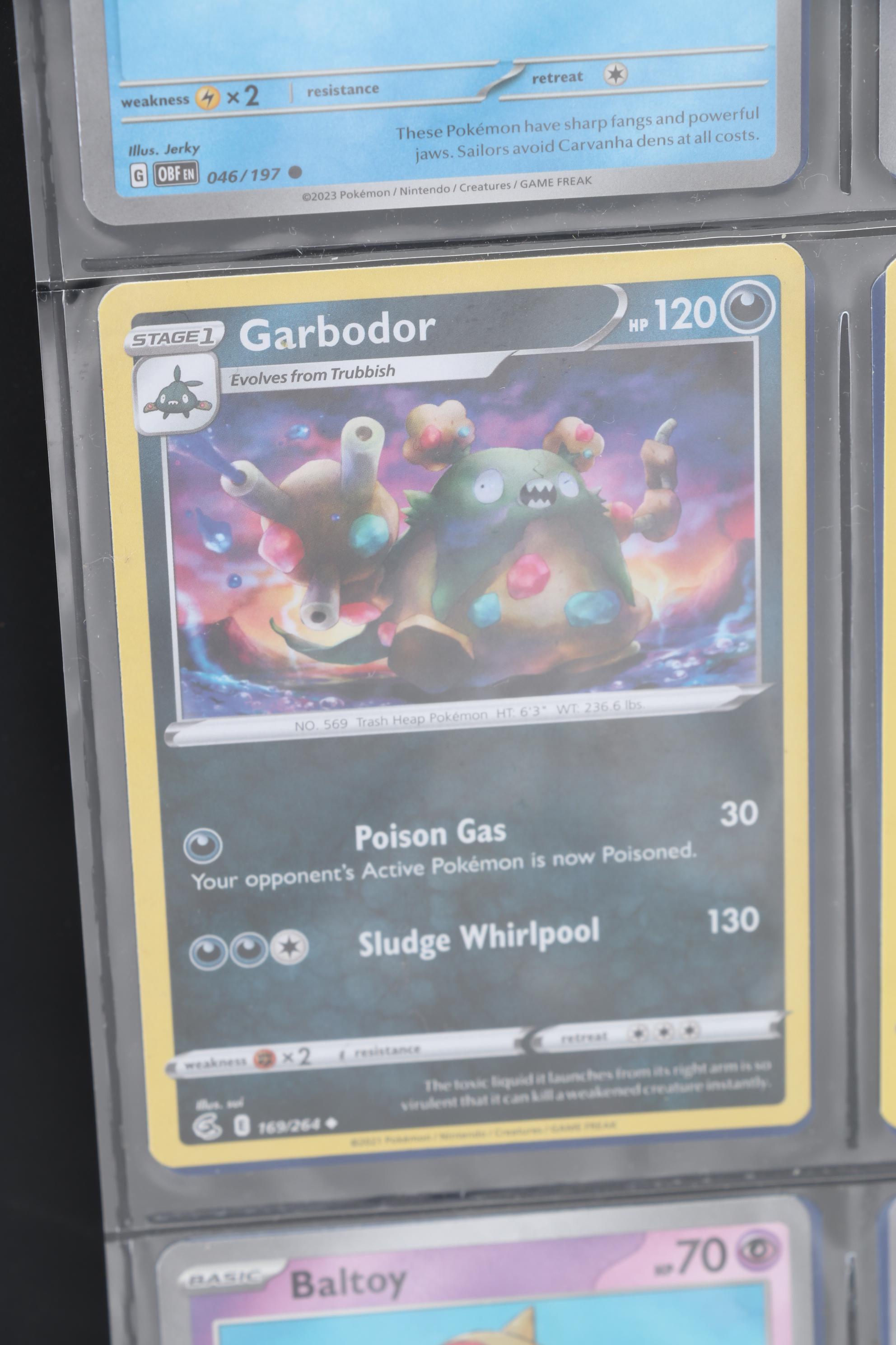 Pokémon Card Collection Featuring Holo Cards