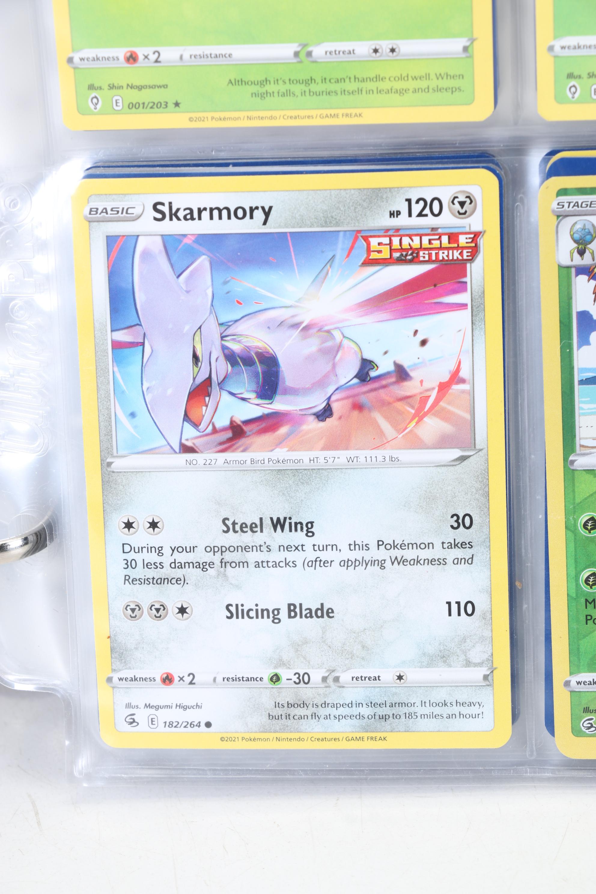 Pokémon Card Collection Featuring Holo Cards