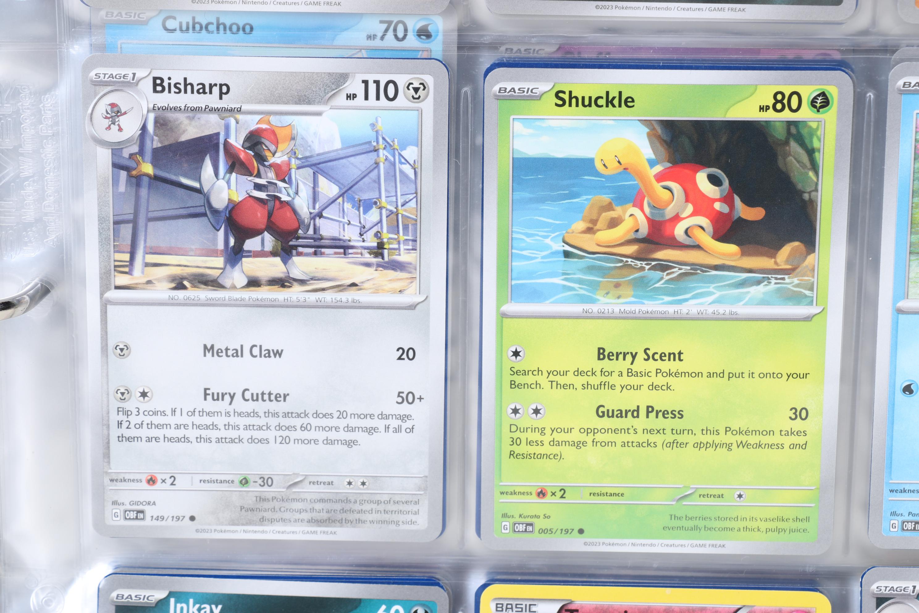 Pokémon Card Collection Featuring Holo Cards