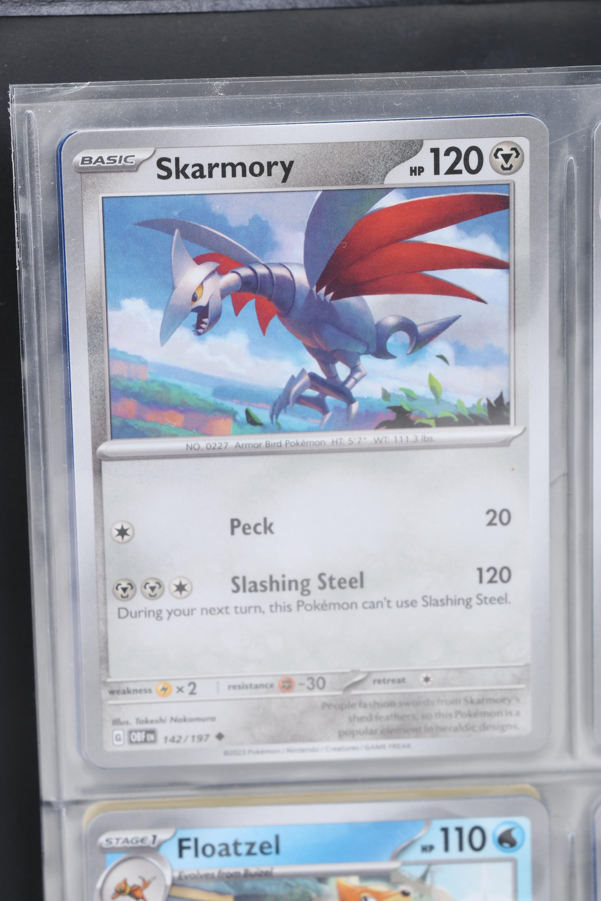 Pokémon Card Collection Featuring Holo Cards