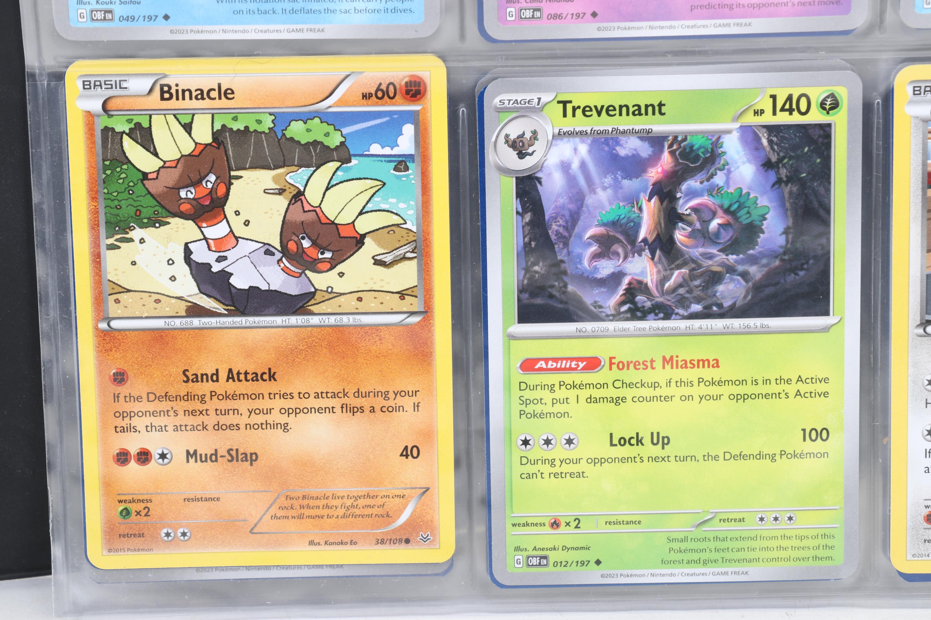 Pokémon Card Collection Featuring Holo Cards