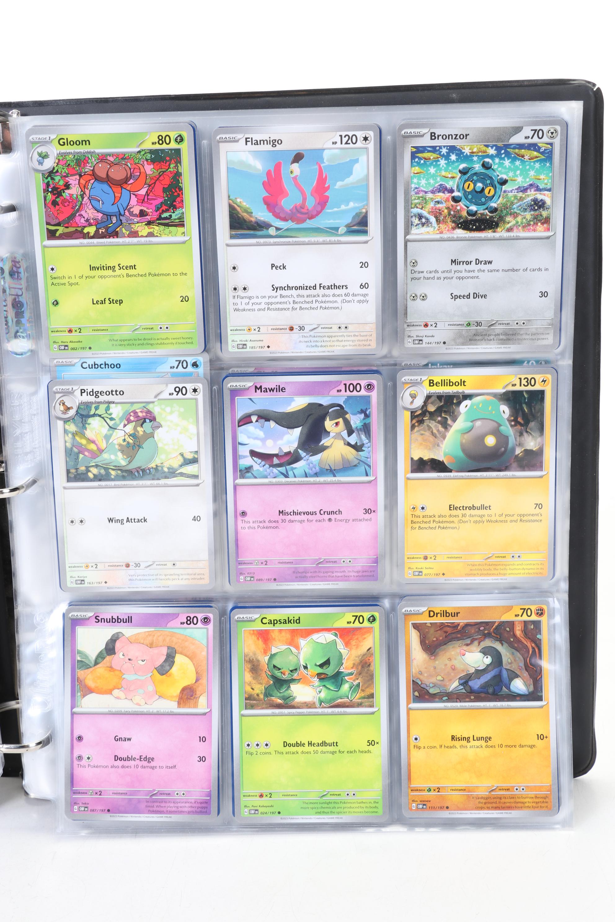 Pokémon Card Collection Featuring Holo Cards
