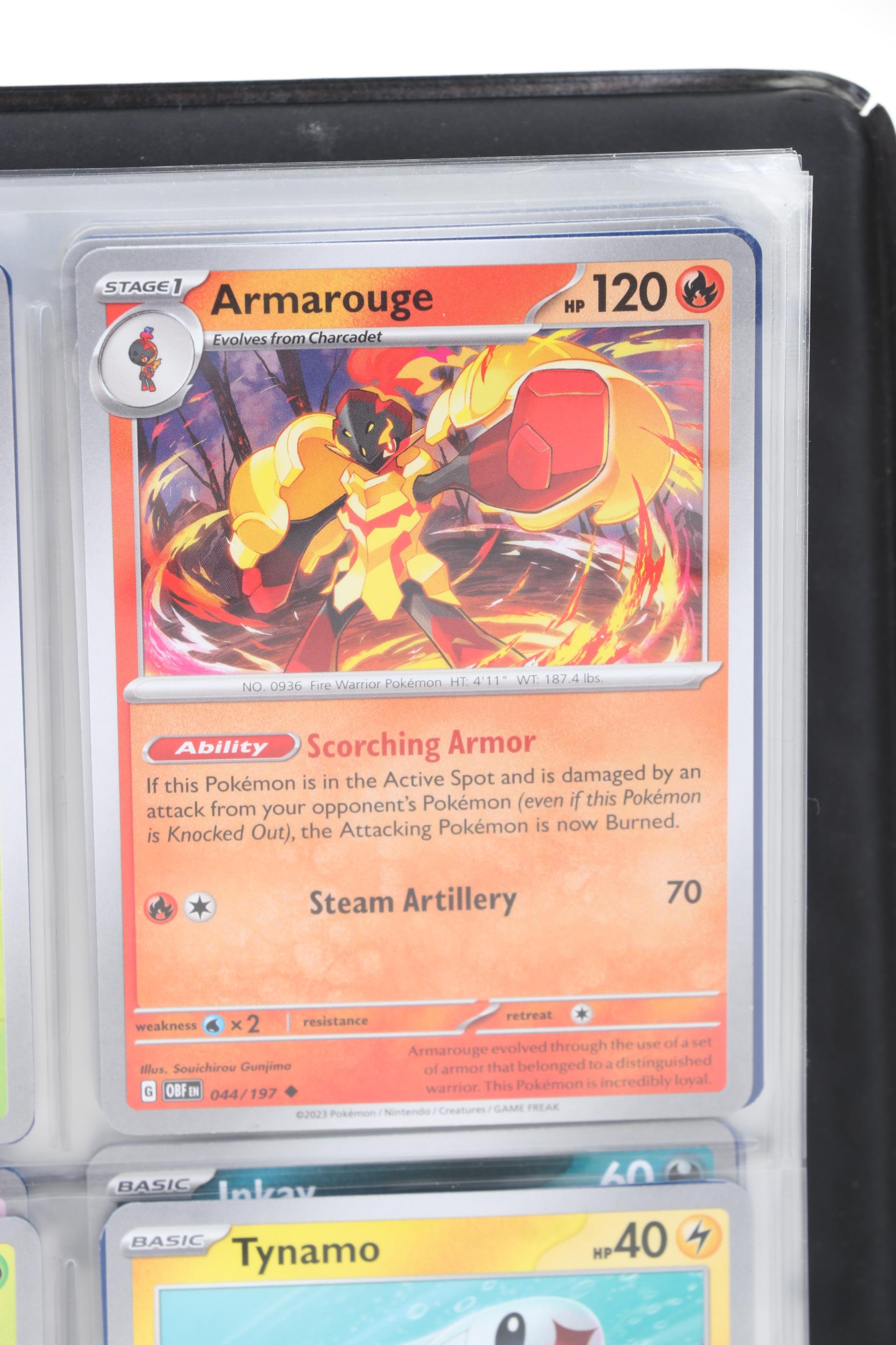 Pokémon Card Collection Featuring Holo Cards