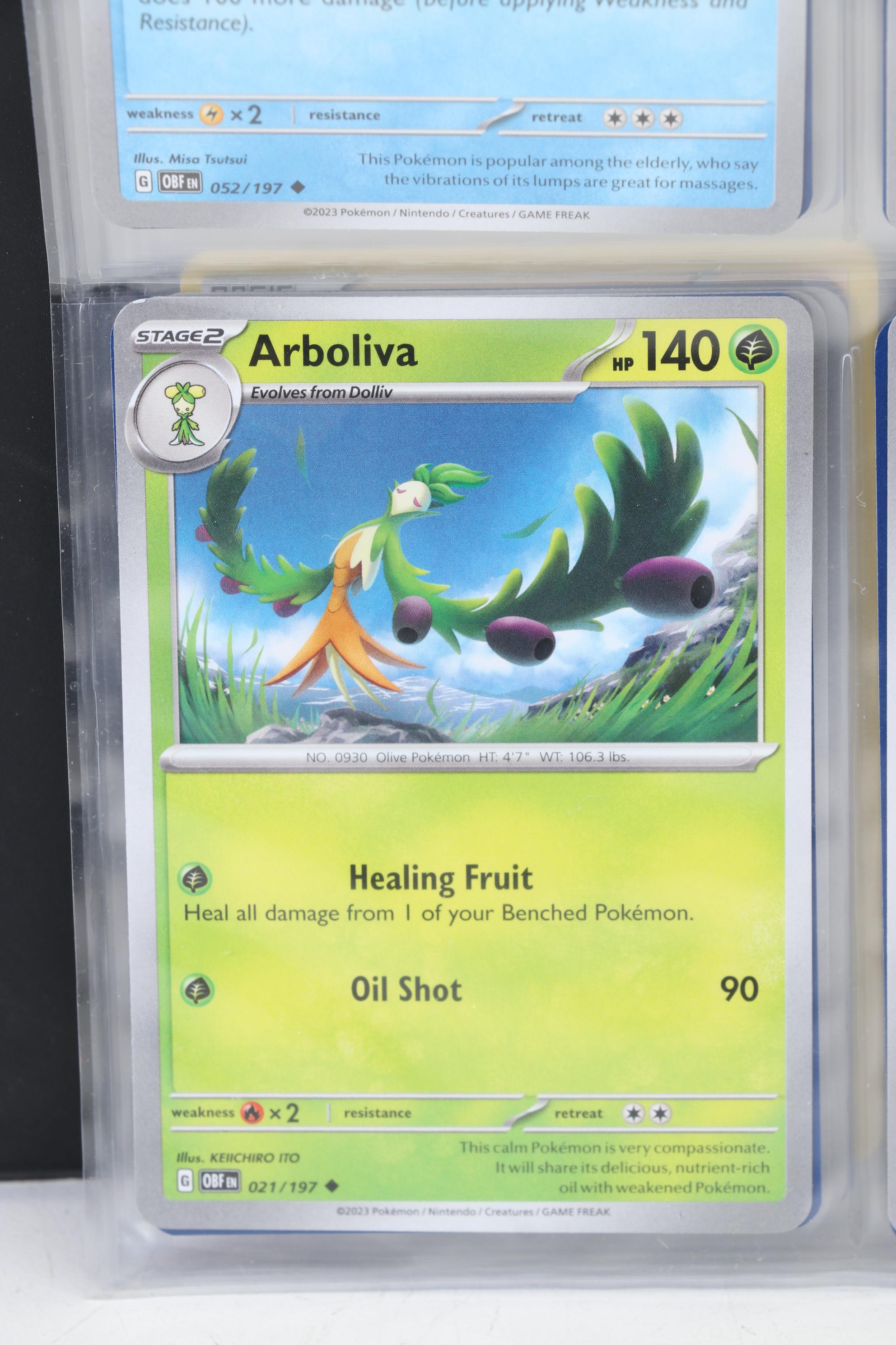 Pokémon Card Collection Featuring Holo Cards