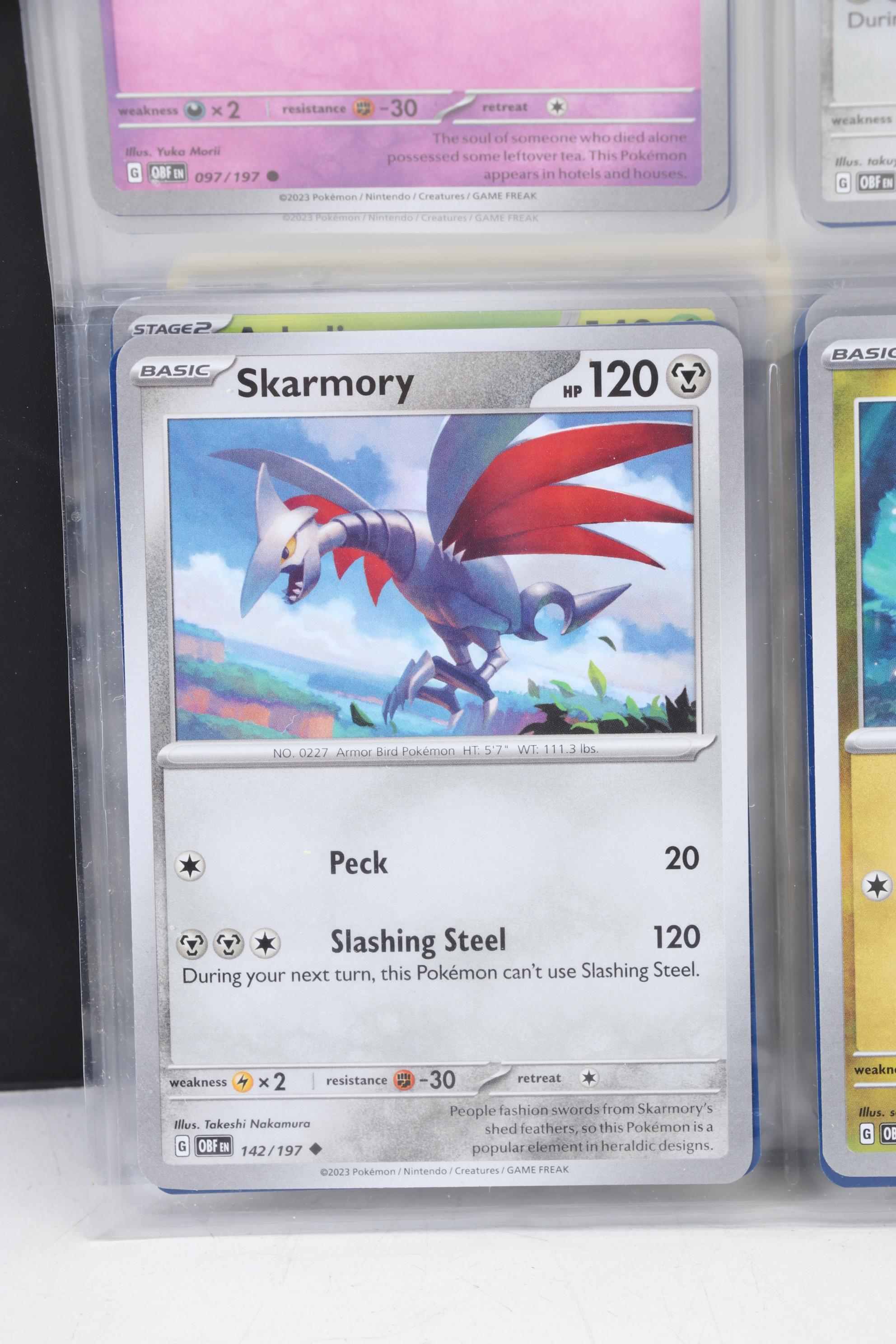 Pokémon Card Collection Featuring Holo Cards