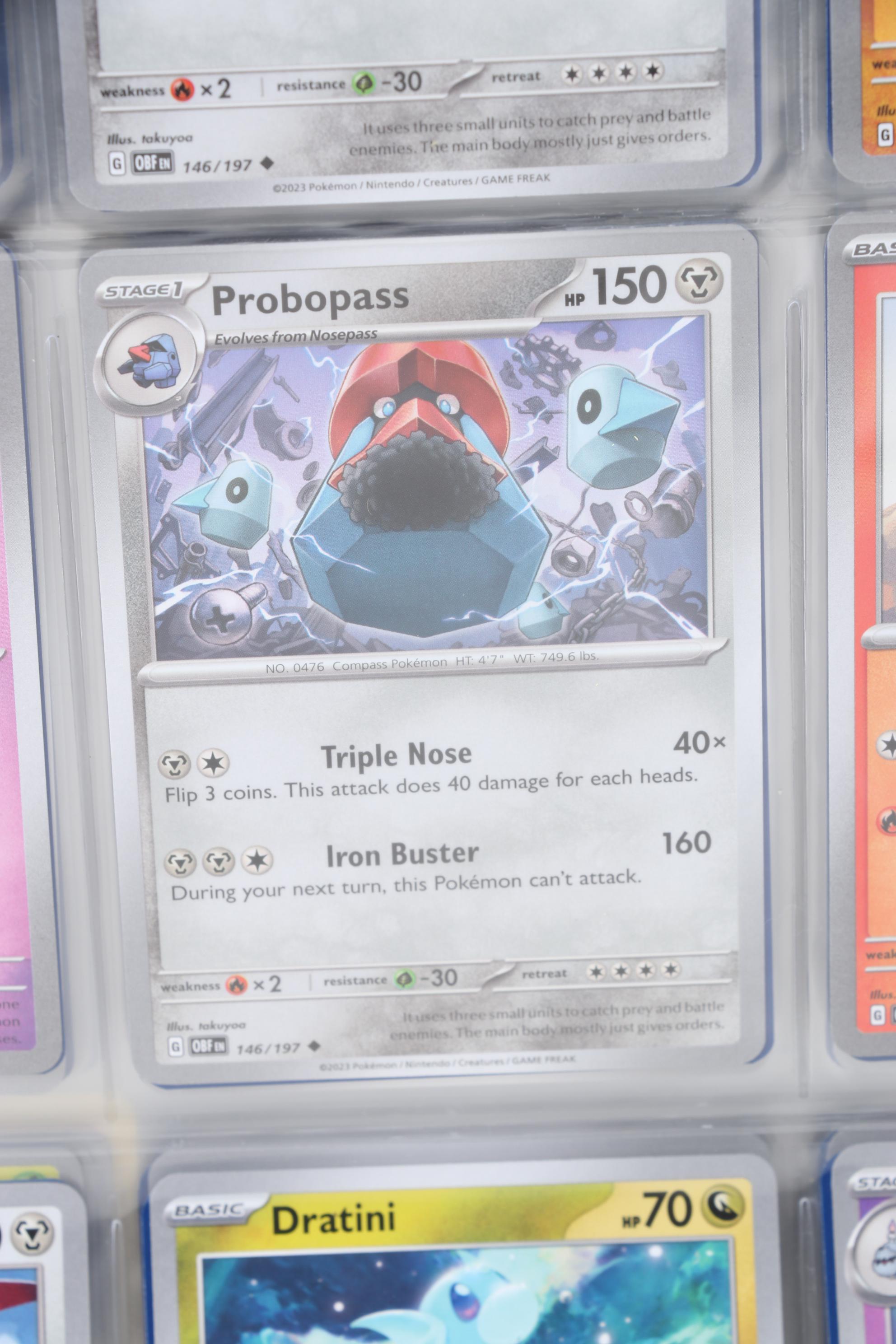 Pokémon Card Collection Featuring Holo Cards