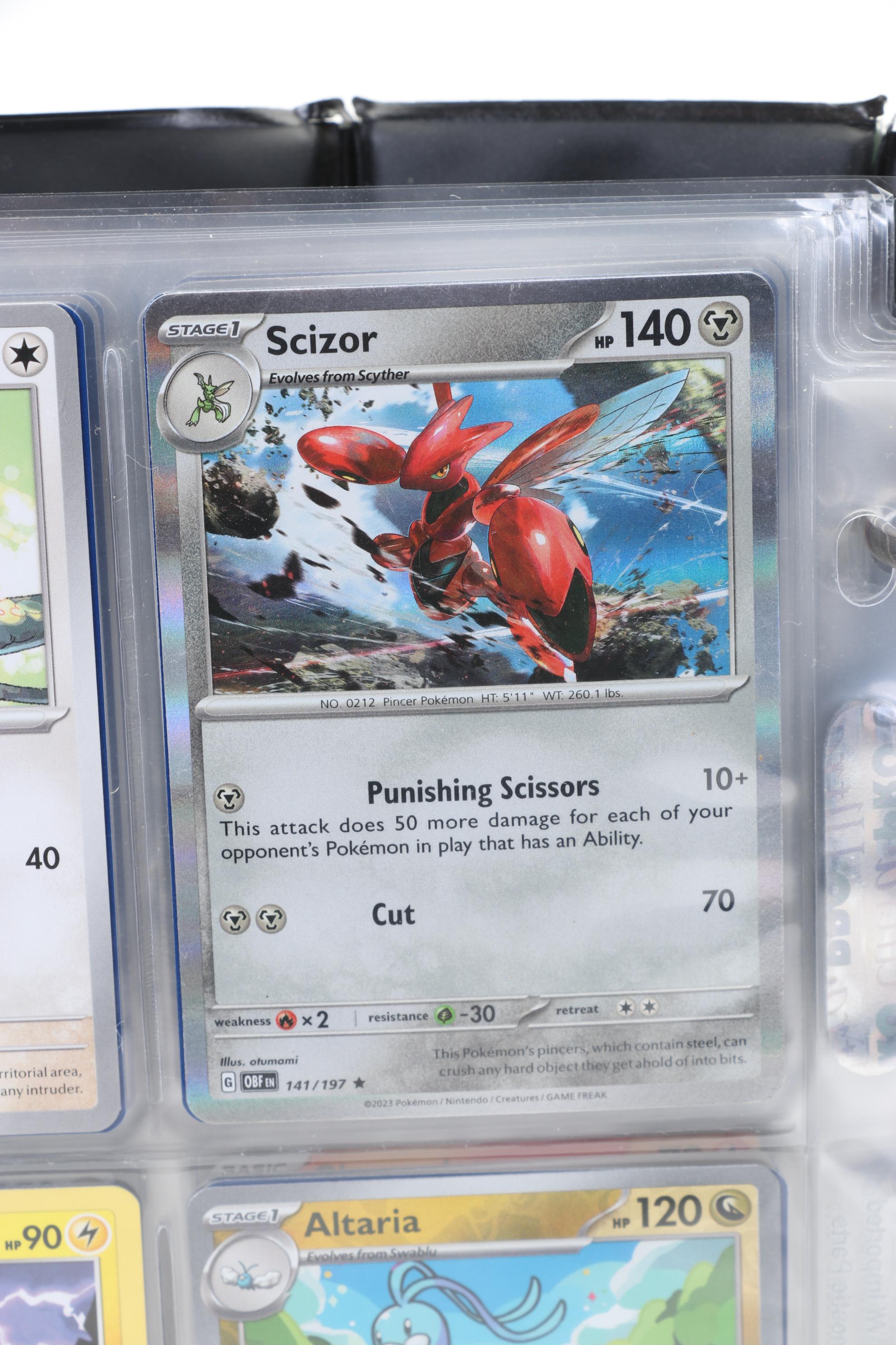 Pokémon Card Collection Featuring Holo Cards