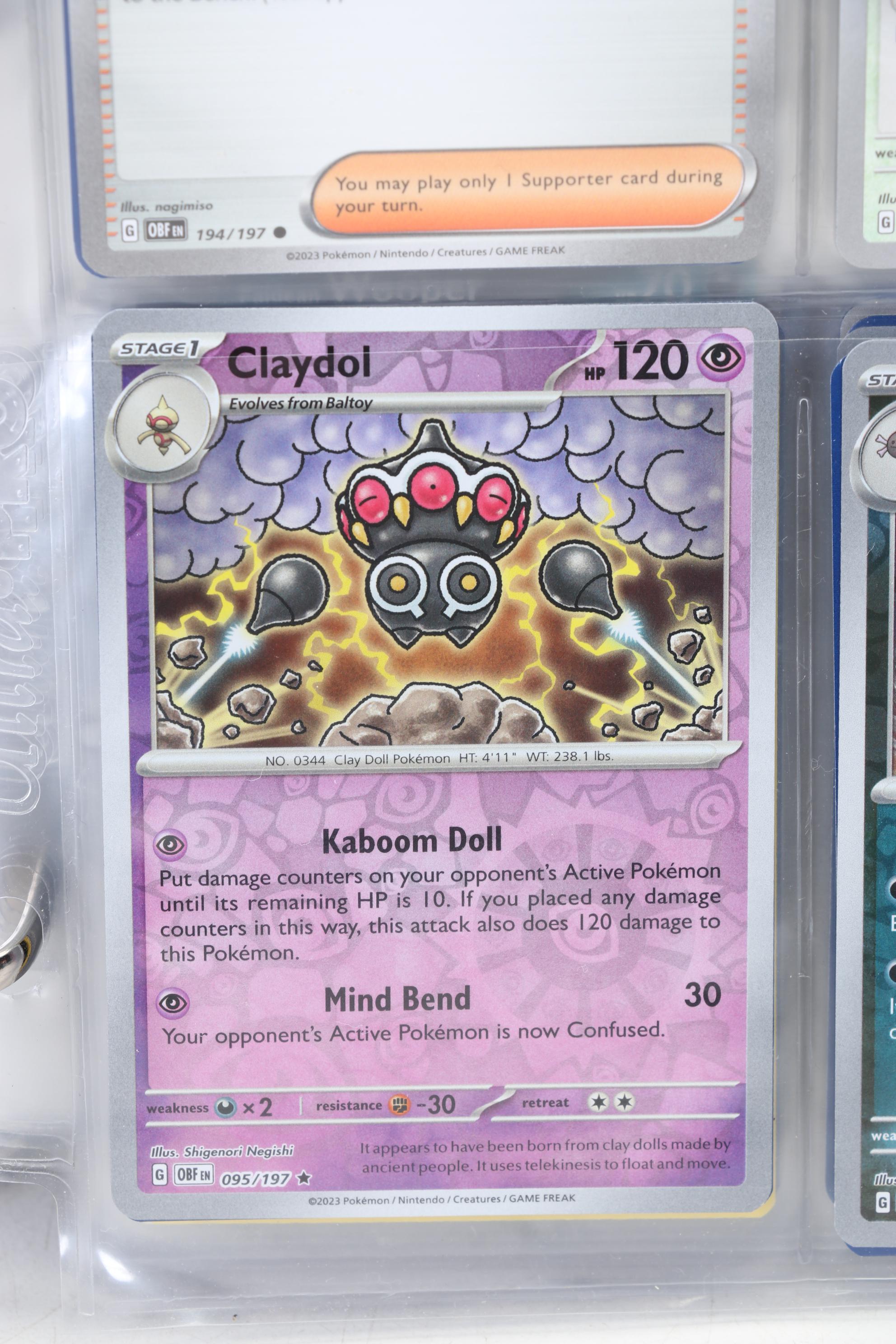 Pokémon Card Collection Featuring Holo Cards