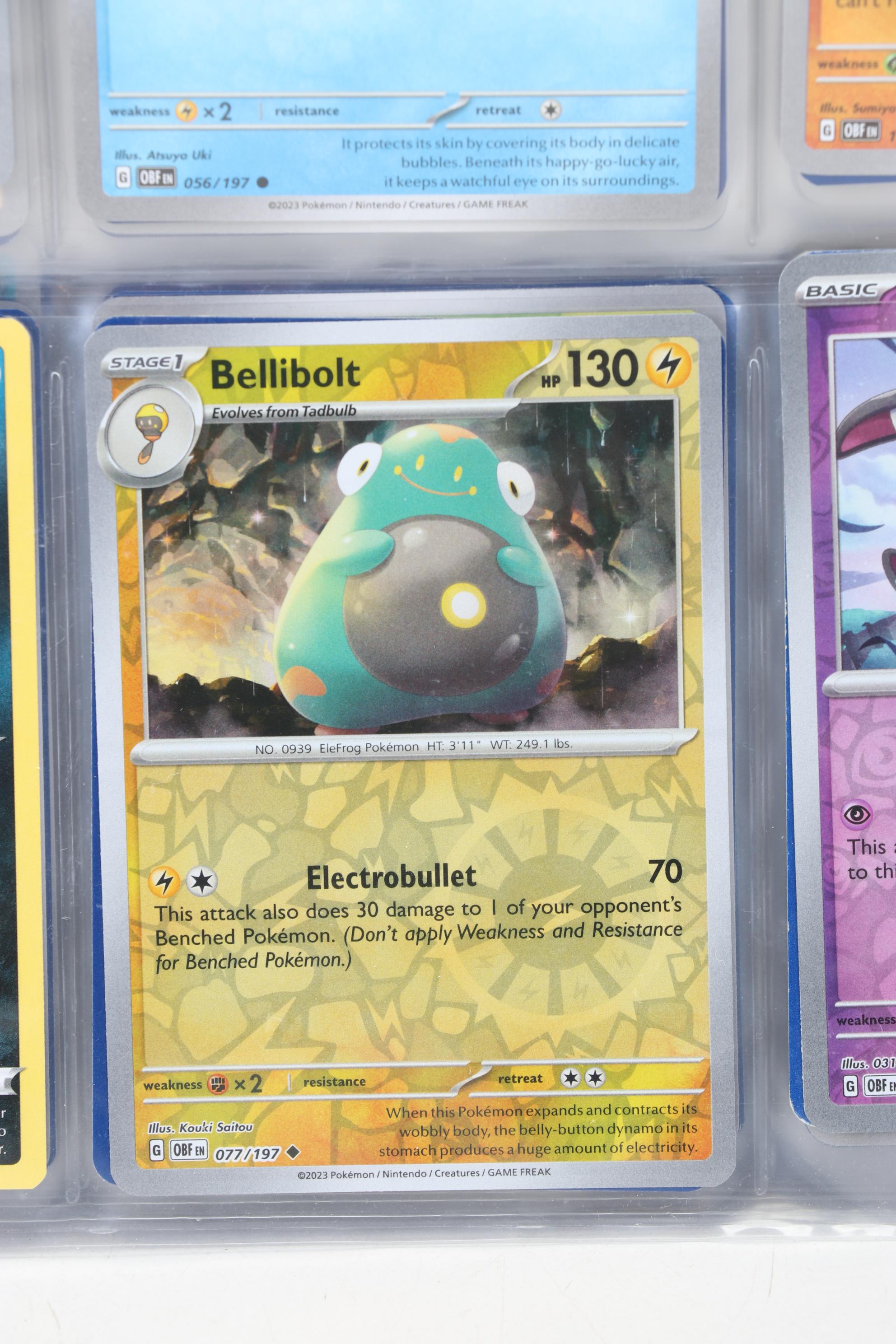 Pokémon Card Collection Featuring Holo Cards