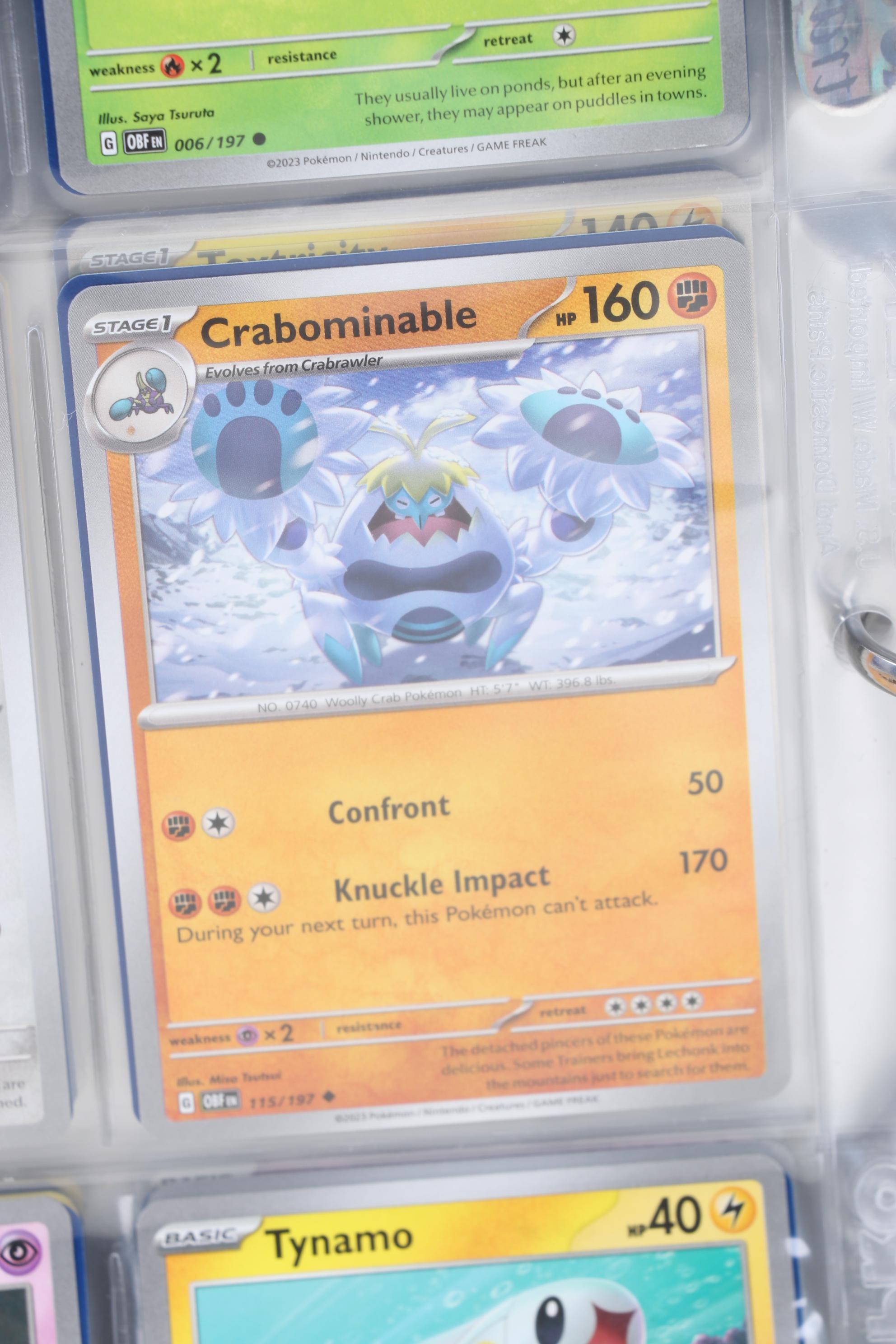 Pokémon Card Collection Featuring Holo Cards