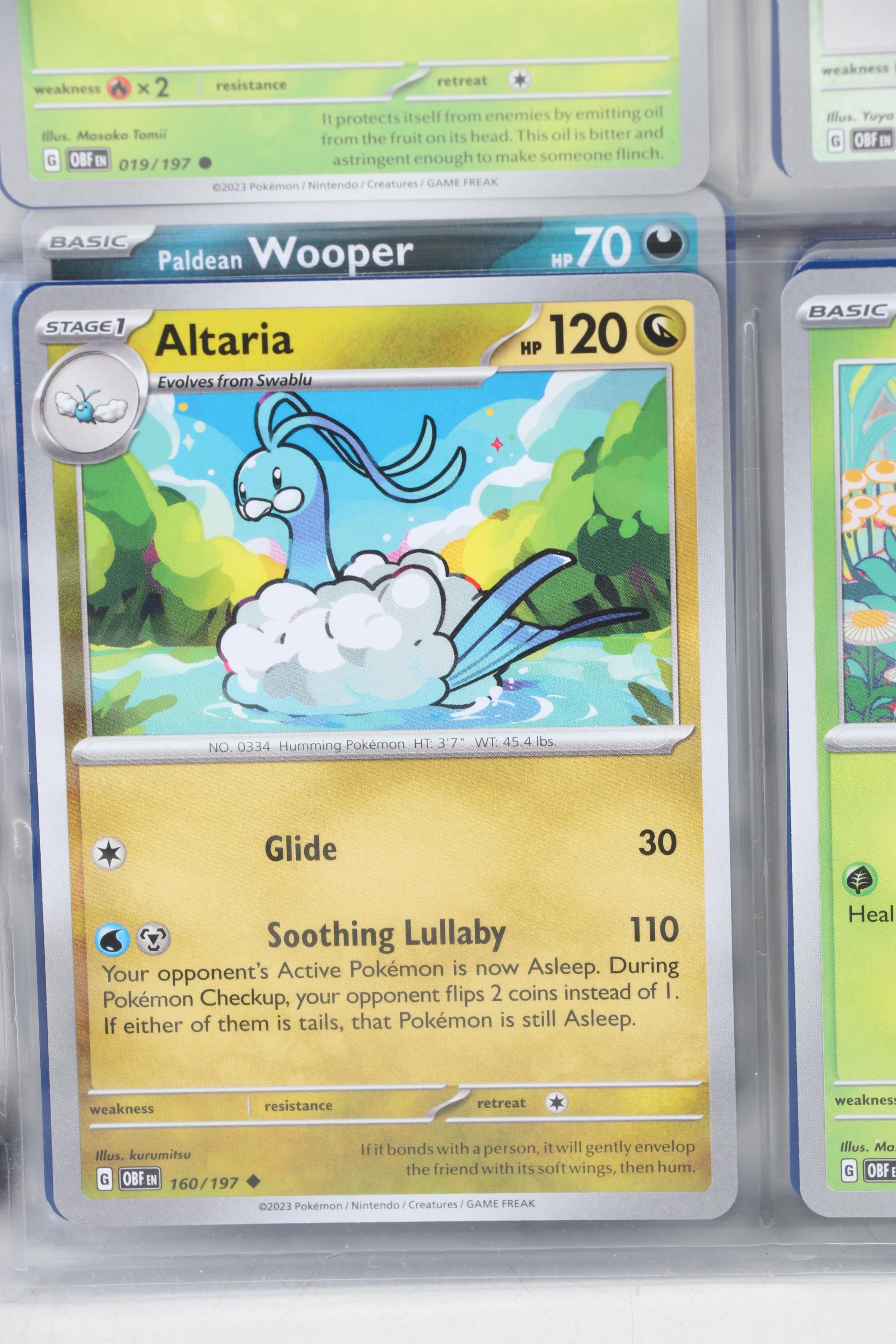 Pokémon Card Collection Featuring Holo Cards