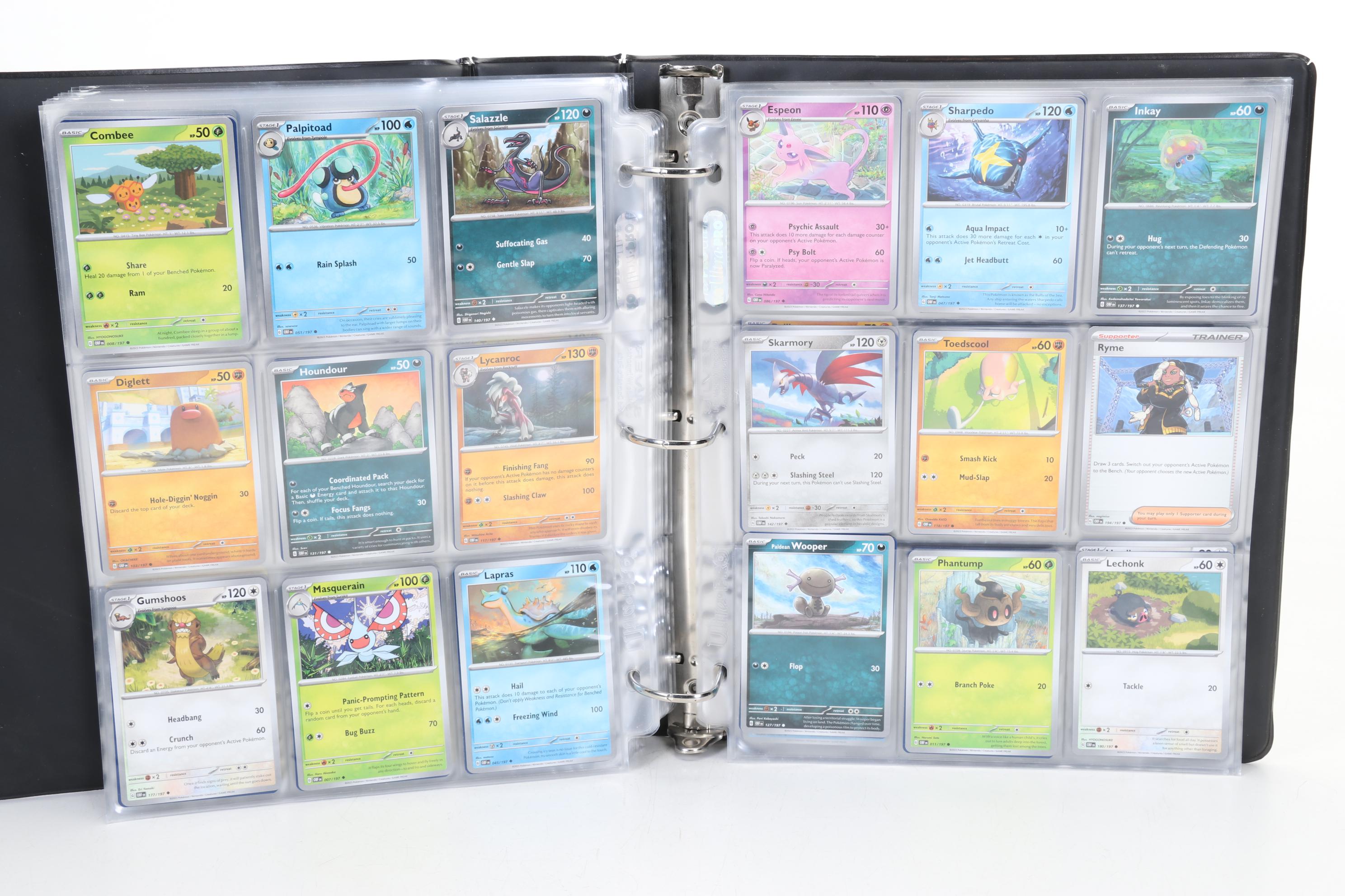 Pokémon Card Collection Featuring Holo Cards