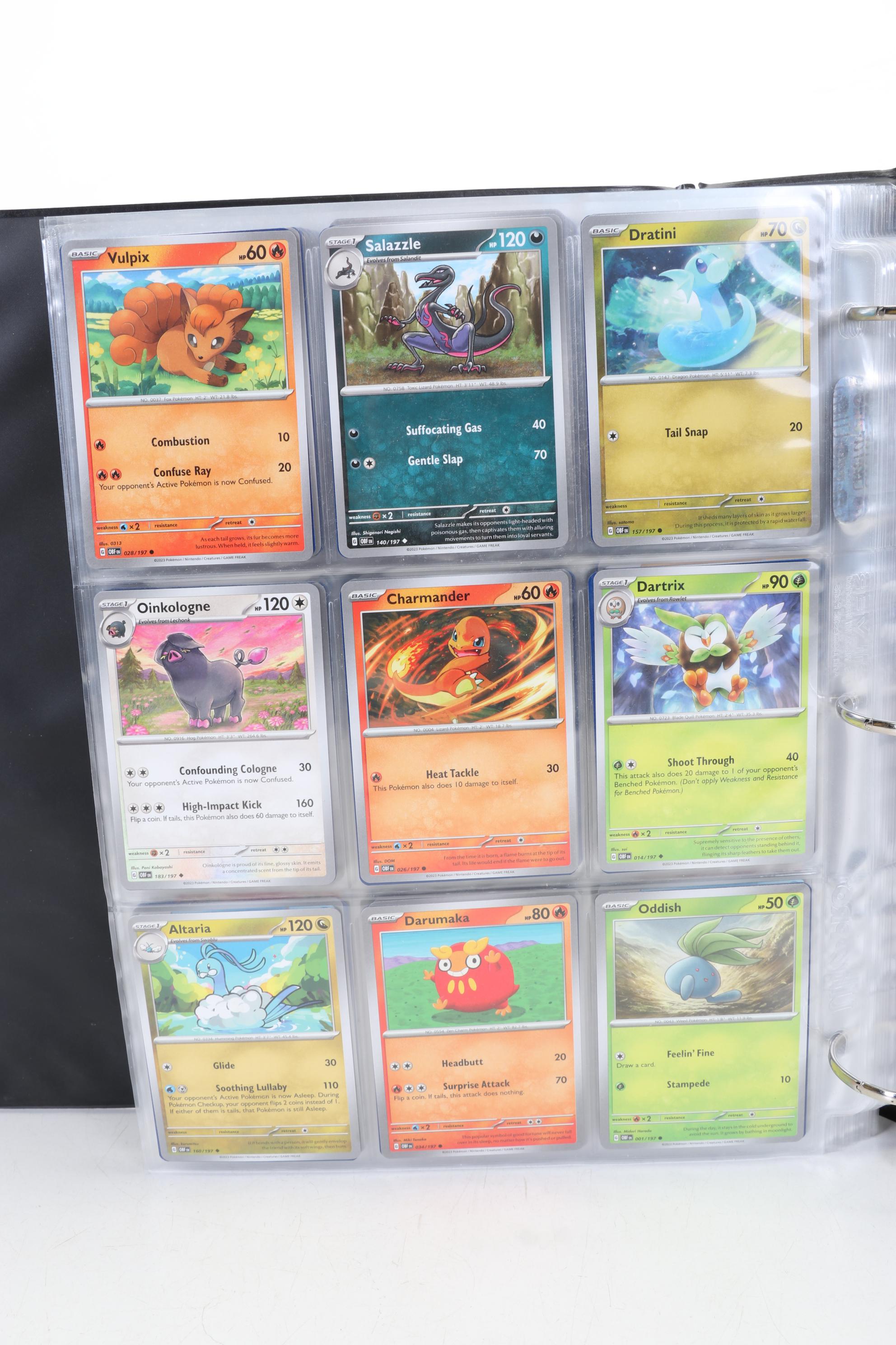 Pokémon Card Collection Featuring Holo Cards