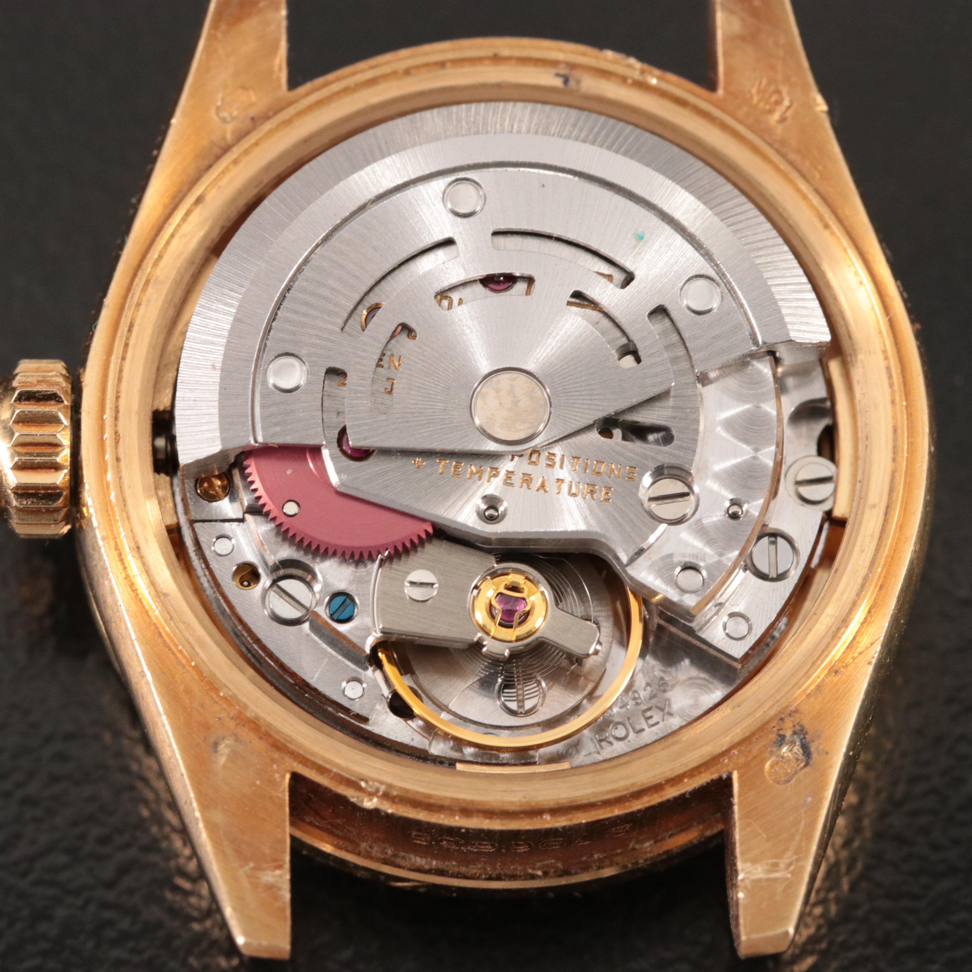 1987 Rolex Custom Diamond Bezel and Dial Datejust President Band Watch