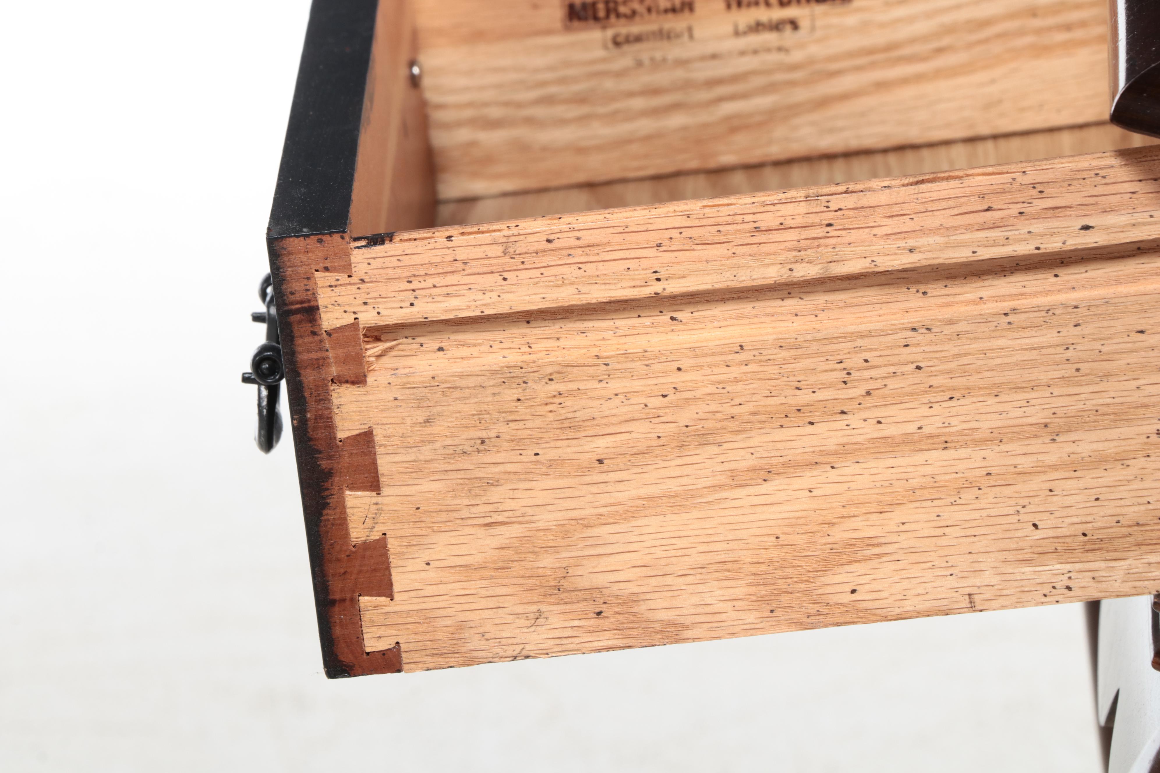 Queen Anne Style Cherrywood Hall Table with Wall Mirror, Incl. Mersman/Waldron