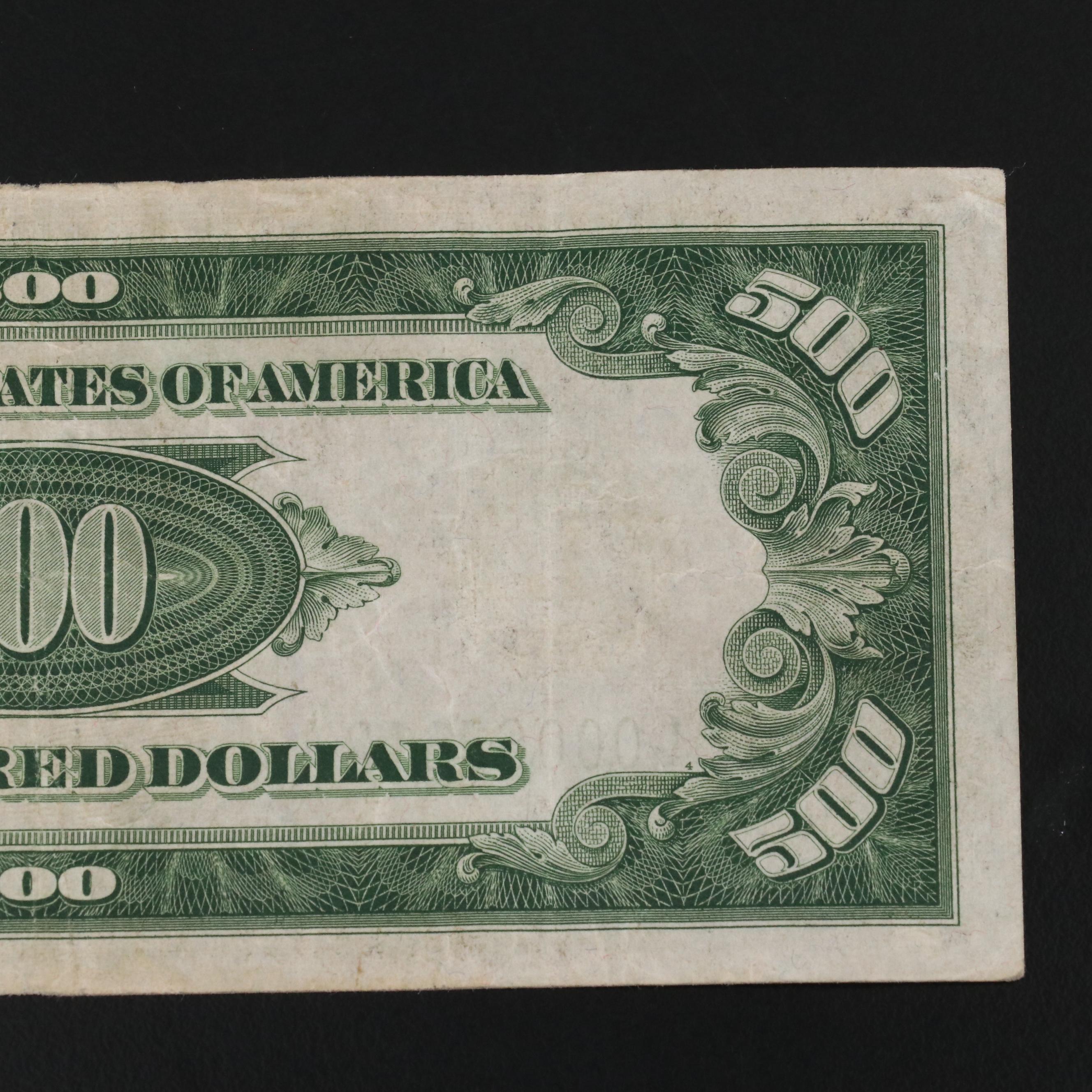 1934 A $500 Federal Reserve Note