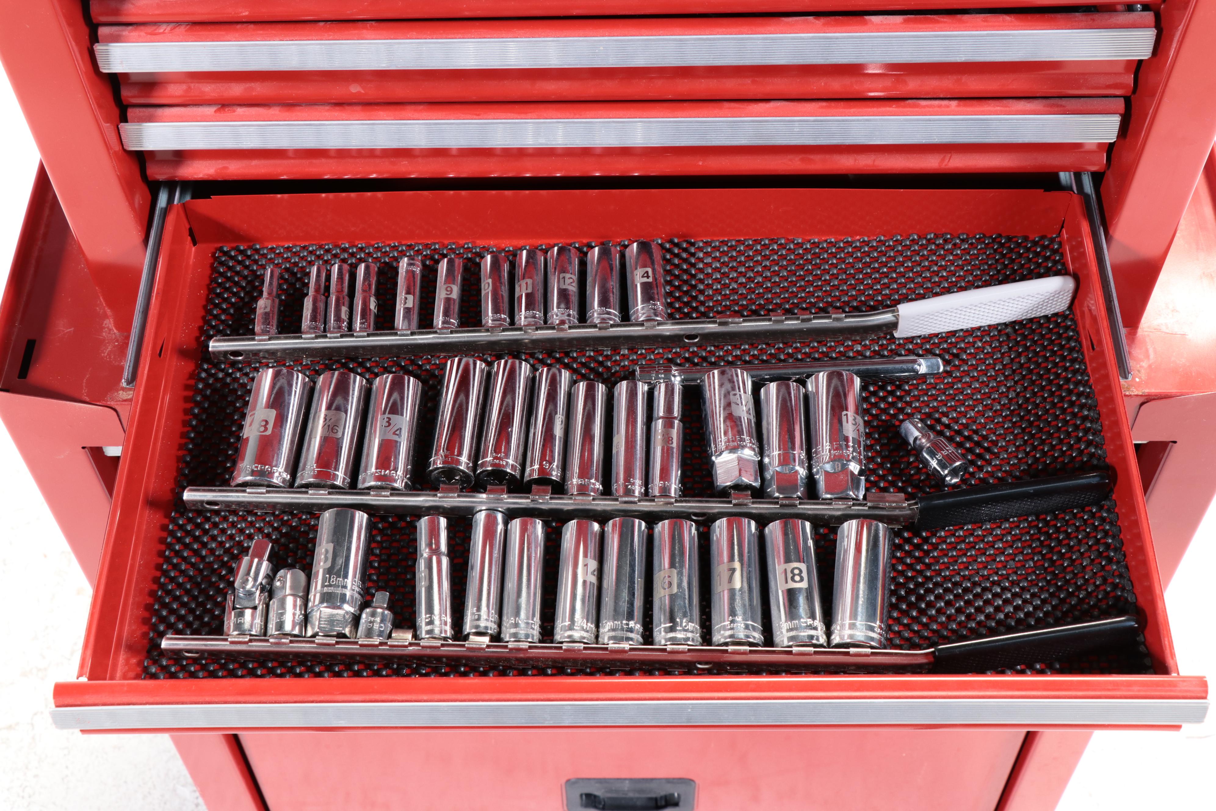 Craftsman Tool Chest on Wheels With Sander, Hand Tools, Sets
