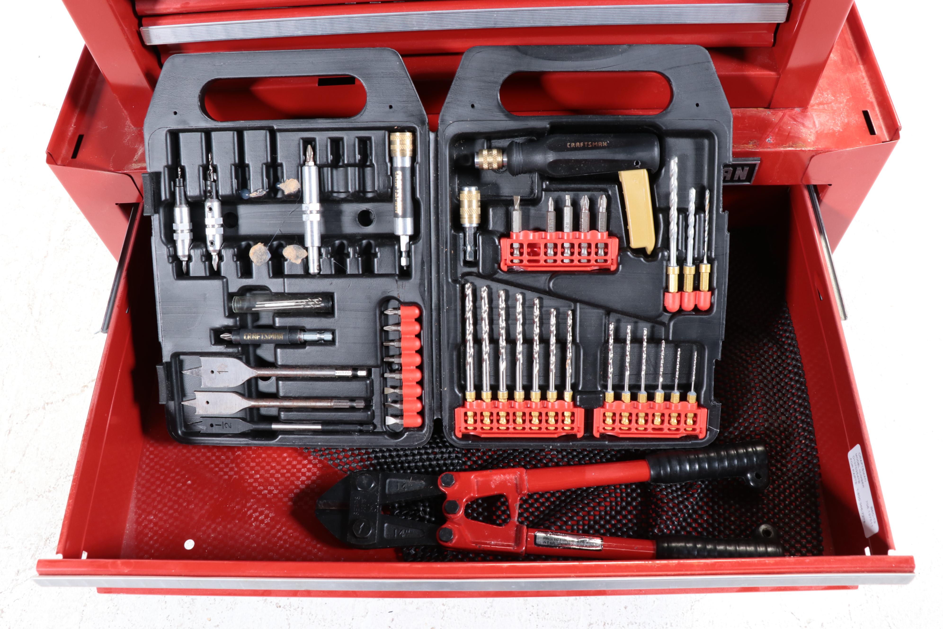 Craftsman Tool Chest on Wheels With Sander, Hand Tools, Sets