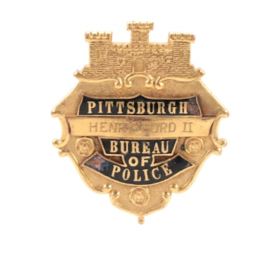 Henry Ford II Pittsburgh Bureau of Police Honorary Badge, Mid-20th Century