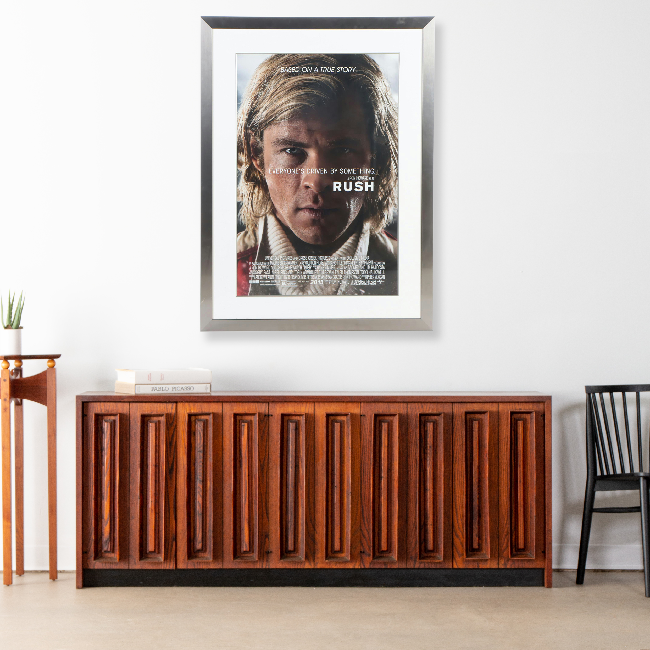 "Rush" Movie Poster Featuring Chris Hemsworth, 2013