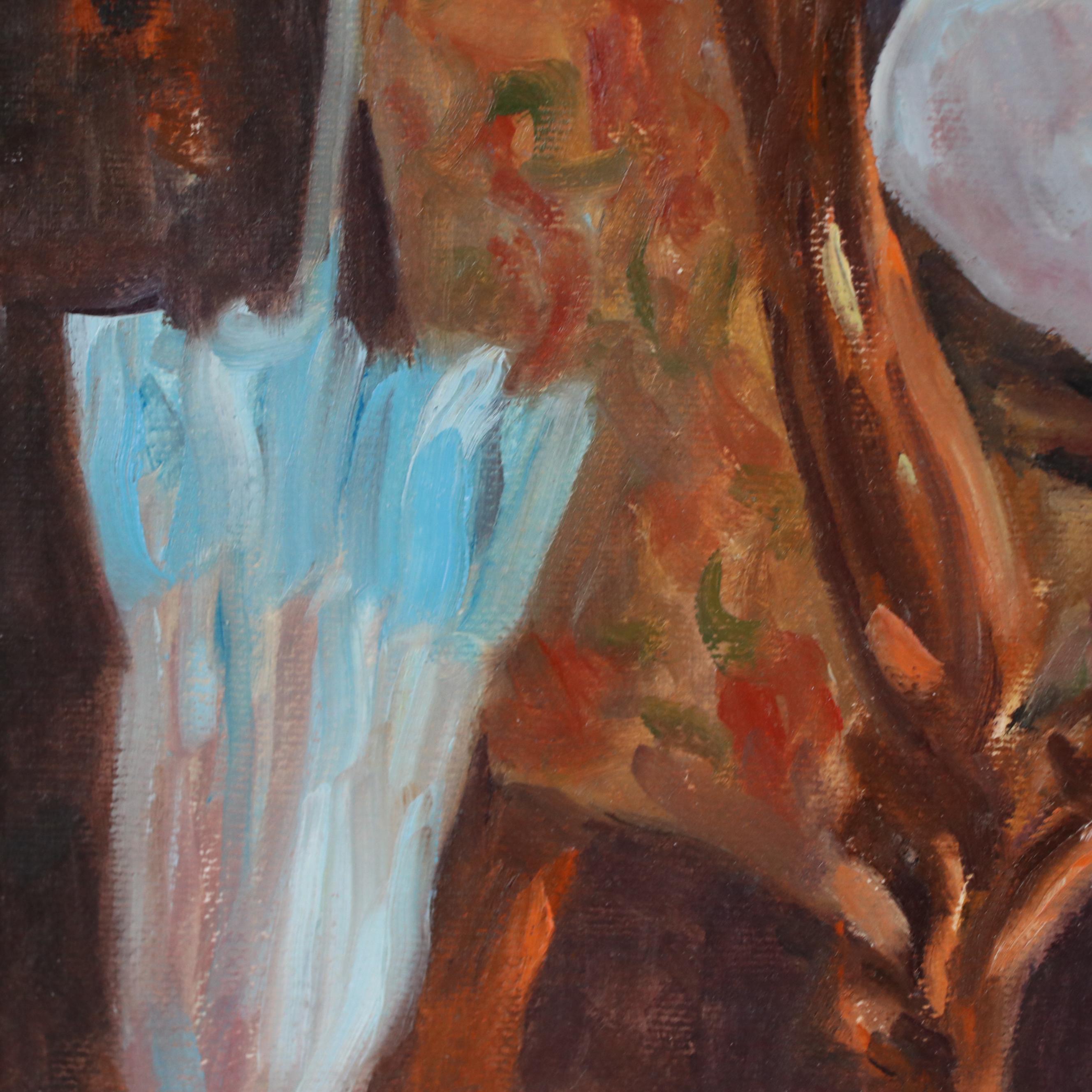 Robert Sarsony Oil Painting of Ballet Dancer