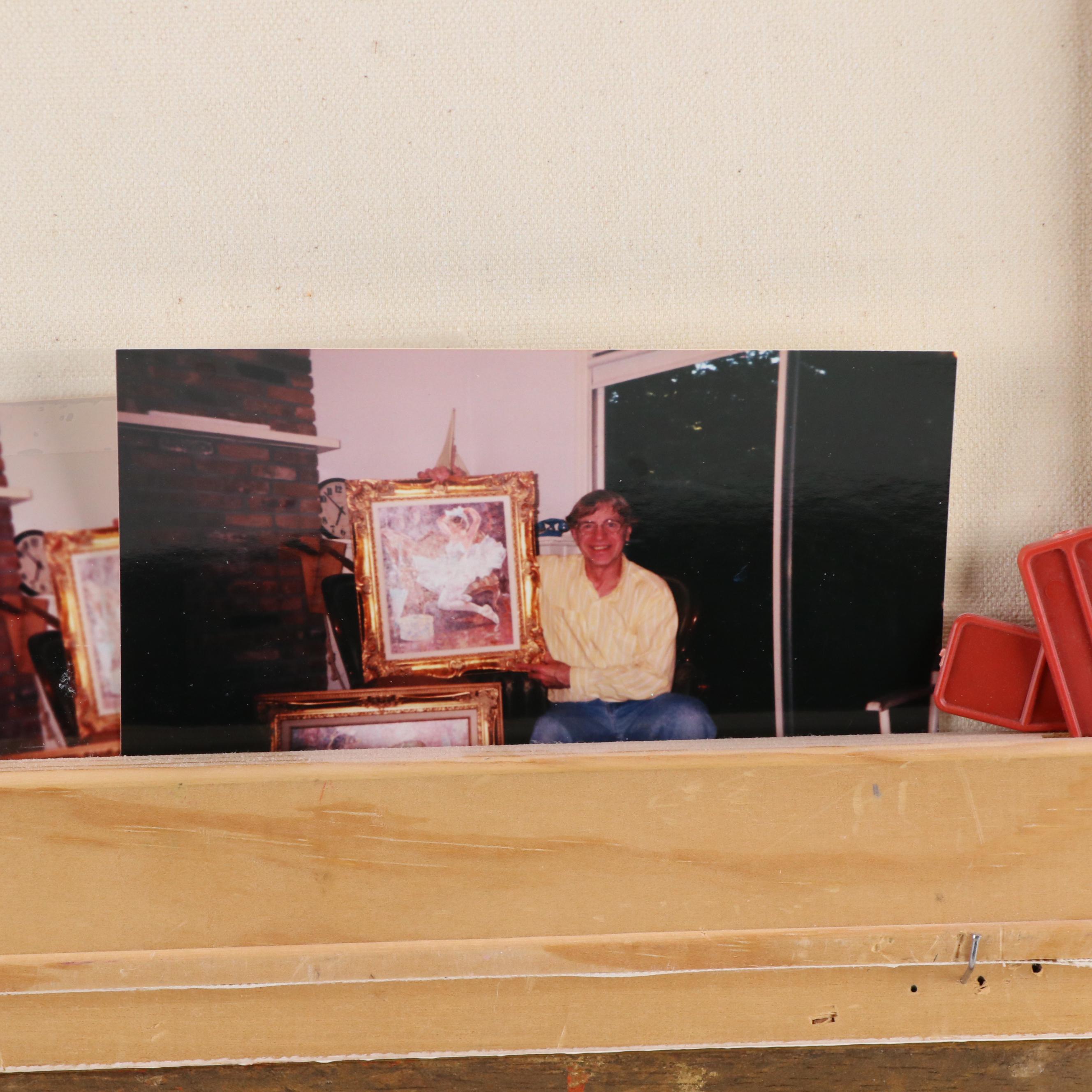 Robert Sarsony Oil Painting of Ballet Dancer