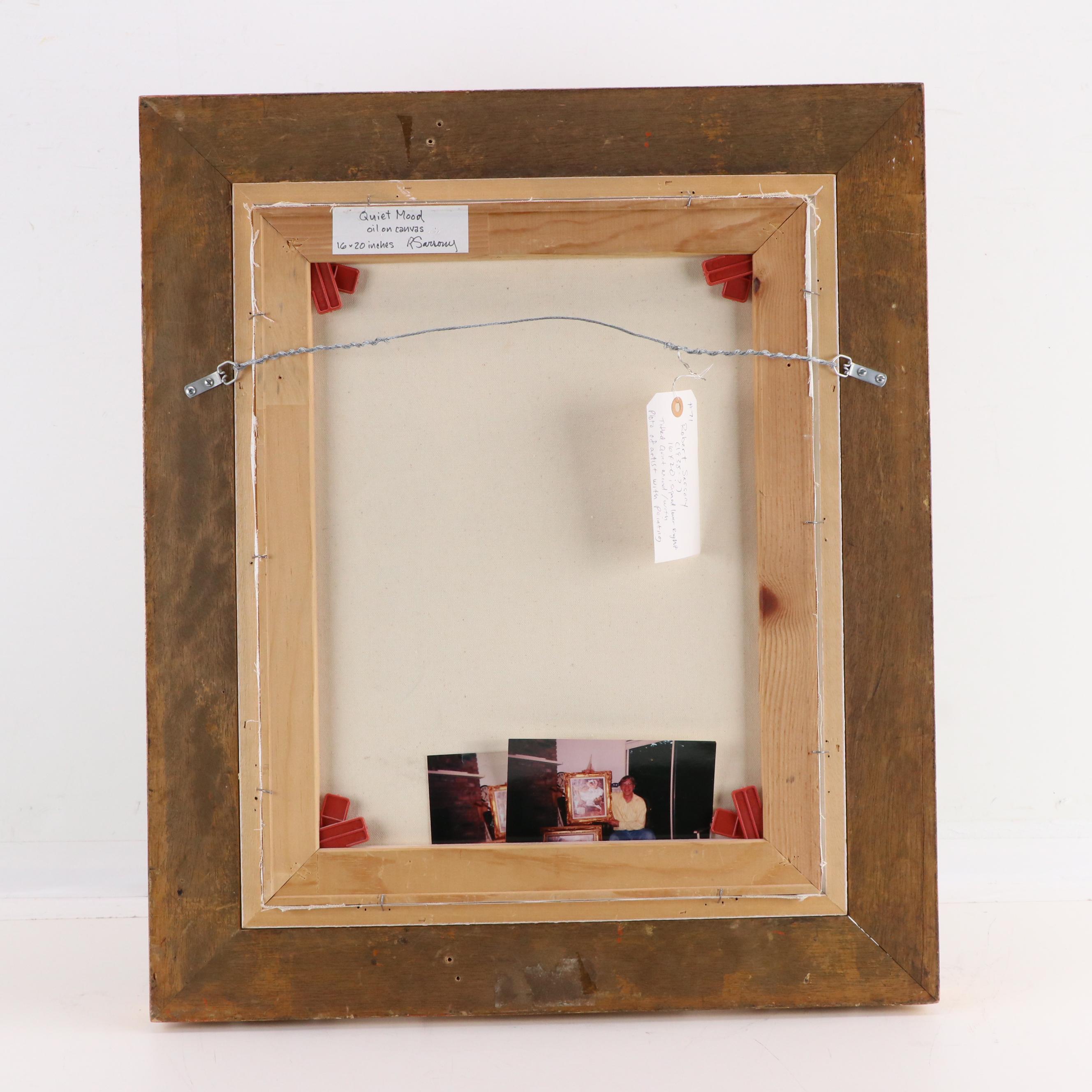 Robert Sarsony Oil Painting of Ballet Dancer