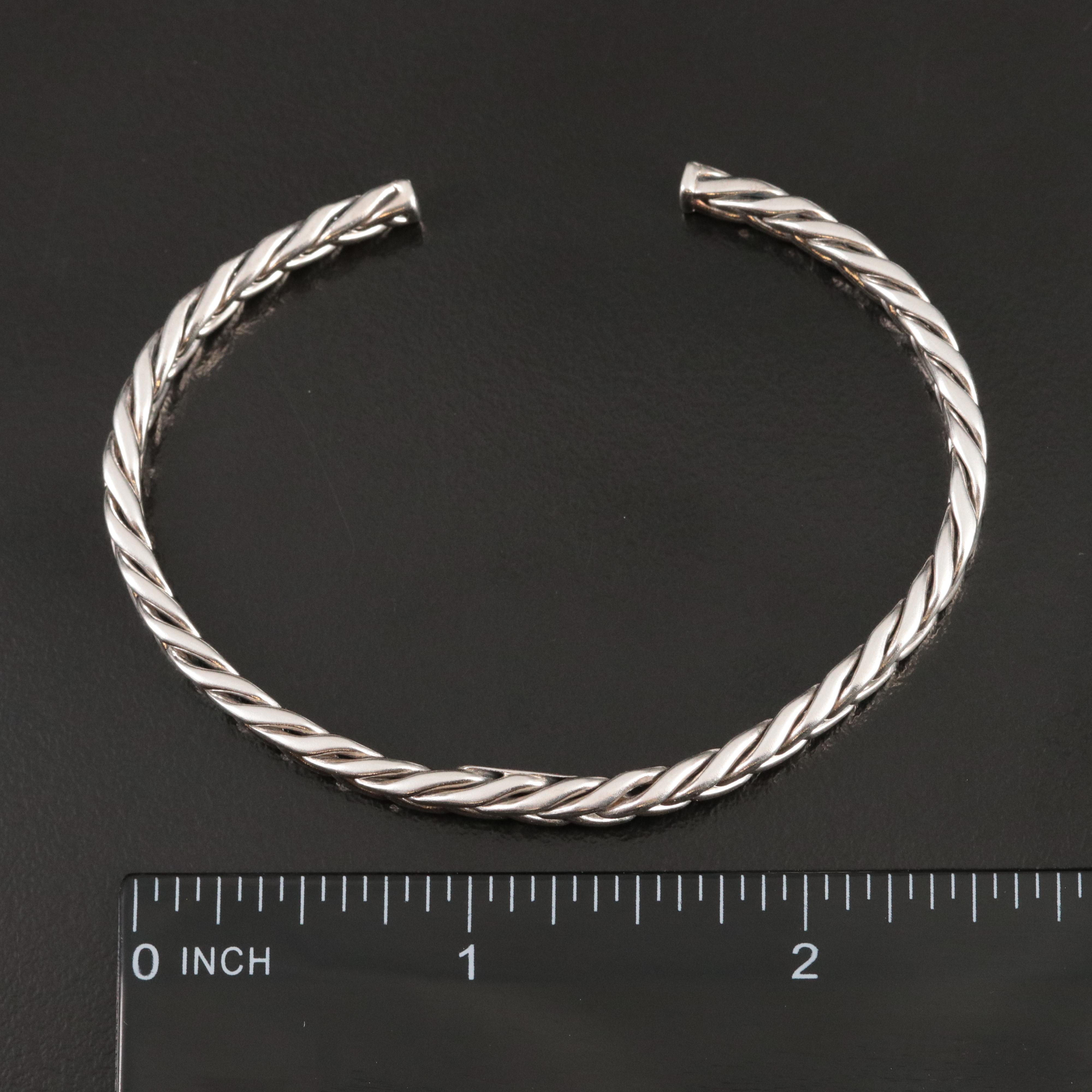 John Hardy Sterling Braided Cuff Bracelet