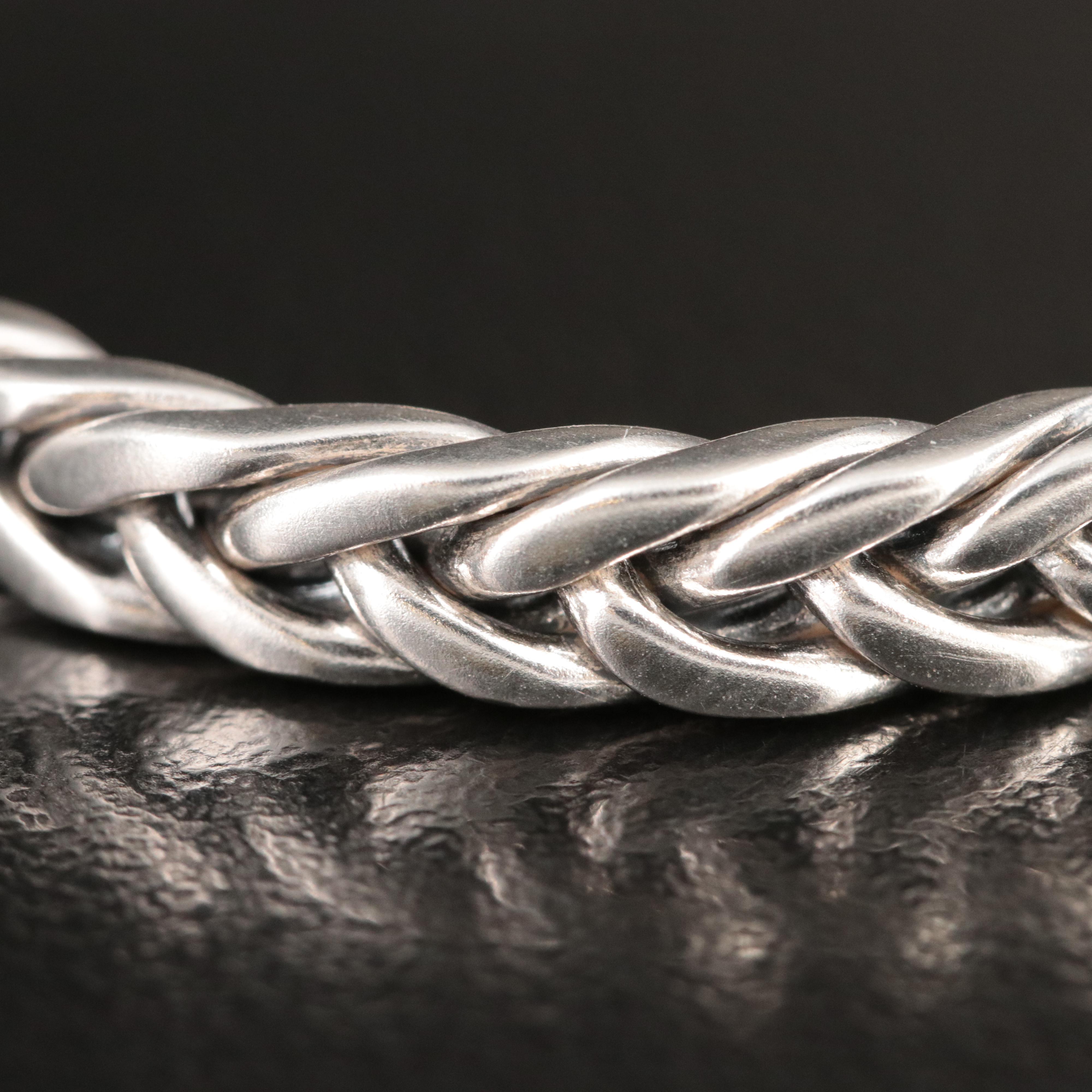John Hardy Sterling Braided Cuff Bracelet