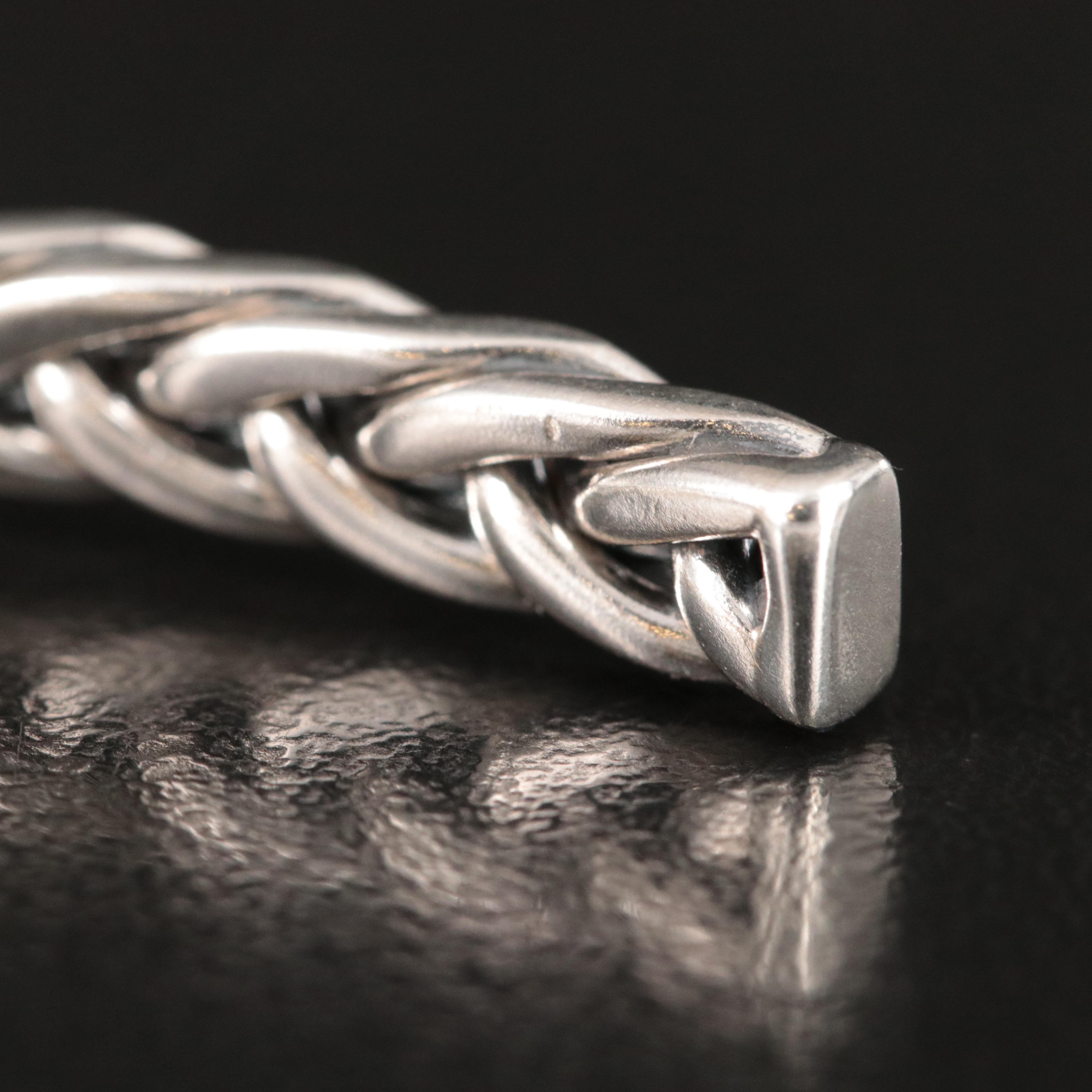 John Hardy Sterling Braided Cuff Bracelet