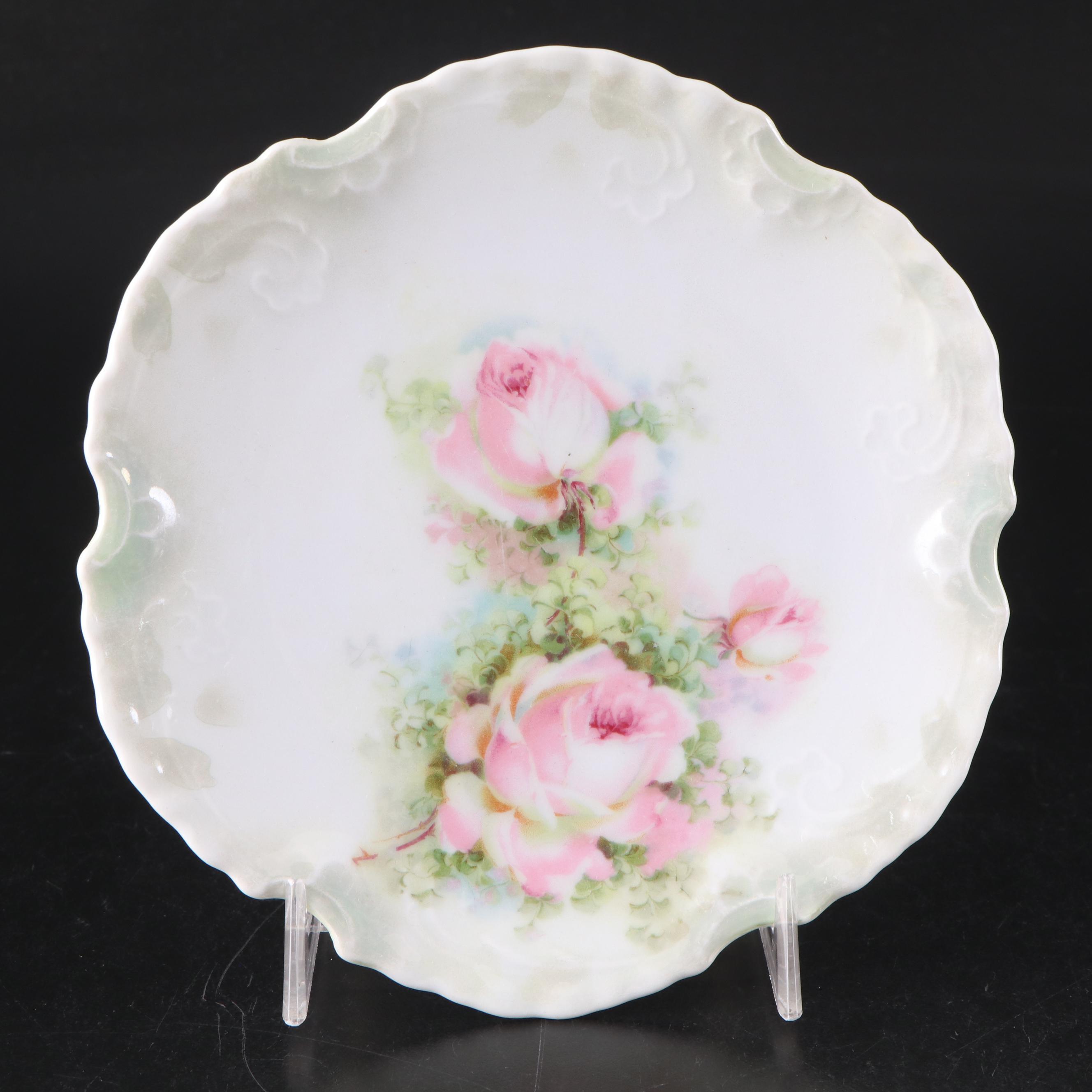 Bradford Exchange Thomas Kinkade Plate with Hobbyist Hand-Painted Porcelain