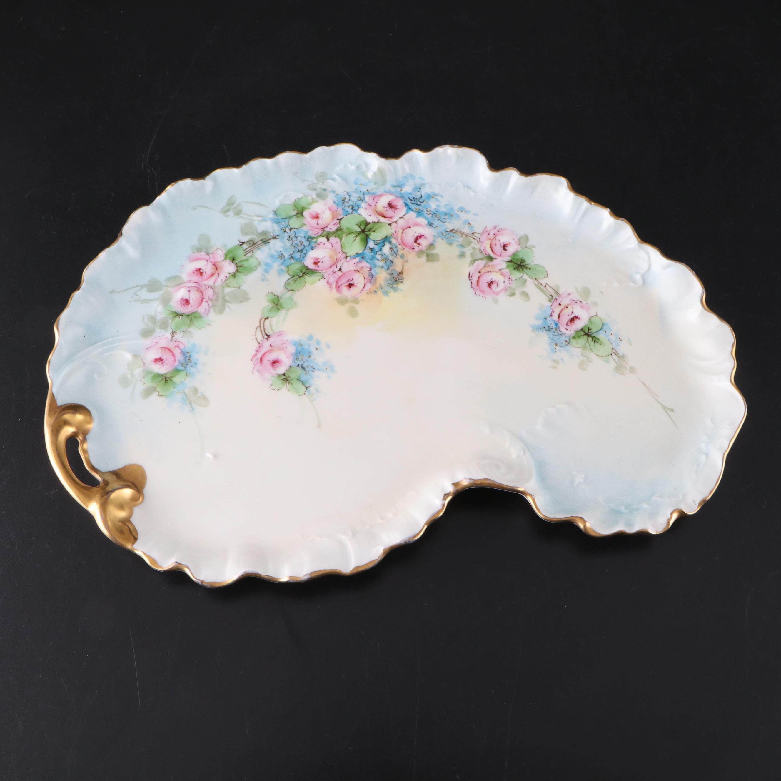 Bradford Exchange Thomas Kinkade Plate with Hobbyist Hand-Painted Porcelain