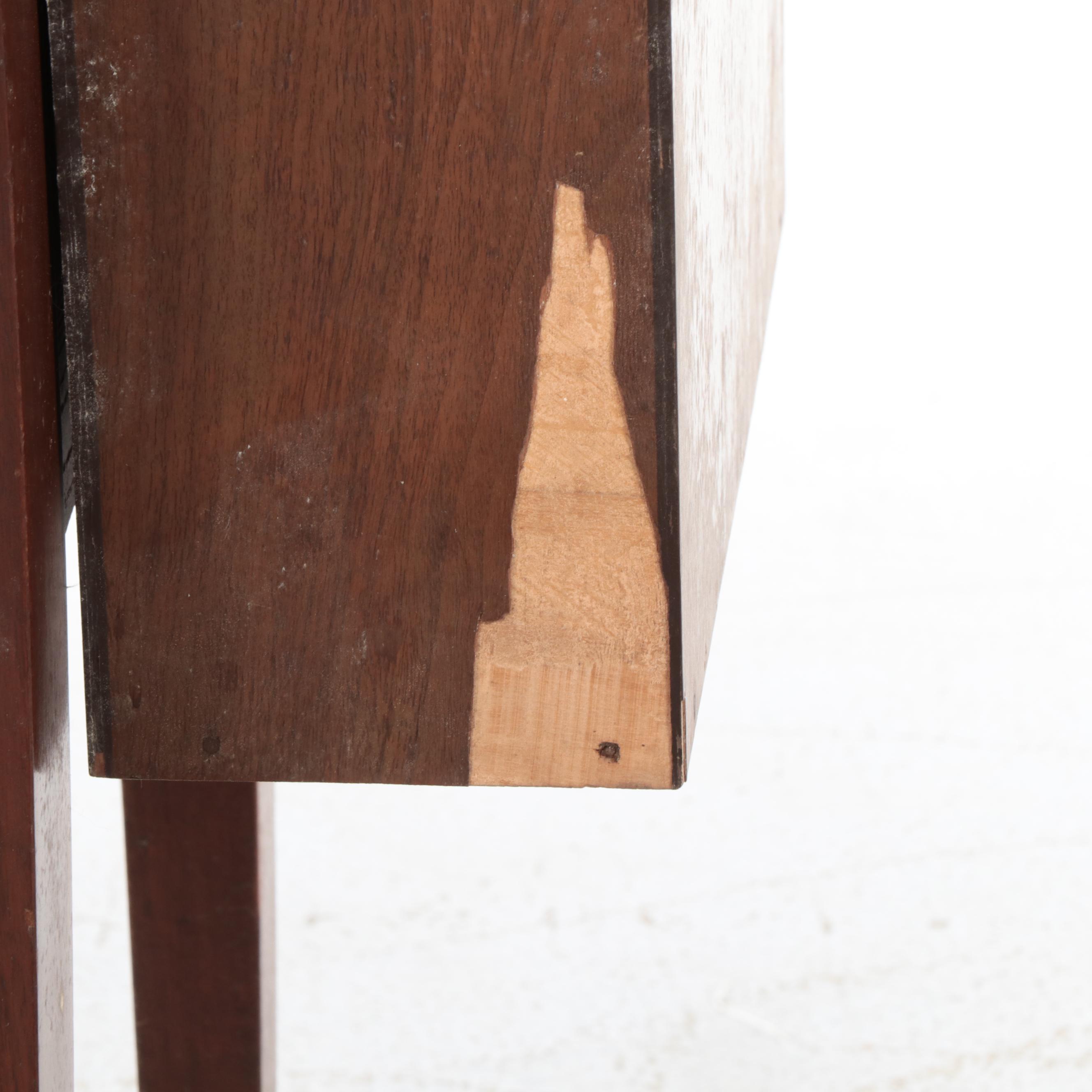 Singer Sewing Machine Model 201 with Wooden Sewing Table, 1952