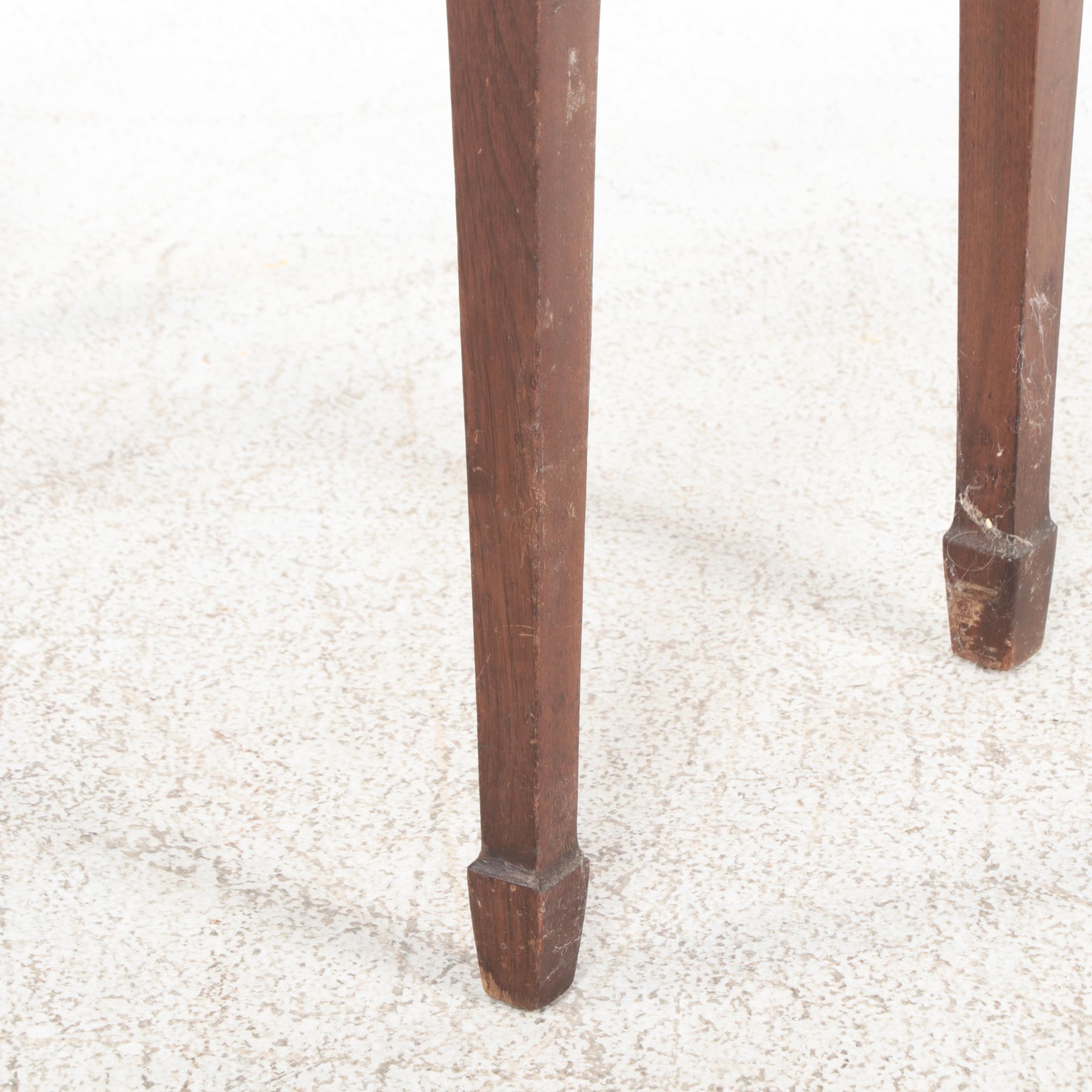 Singer Sewing Machine Model 201 with Wooden Sewing Table, 1952