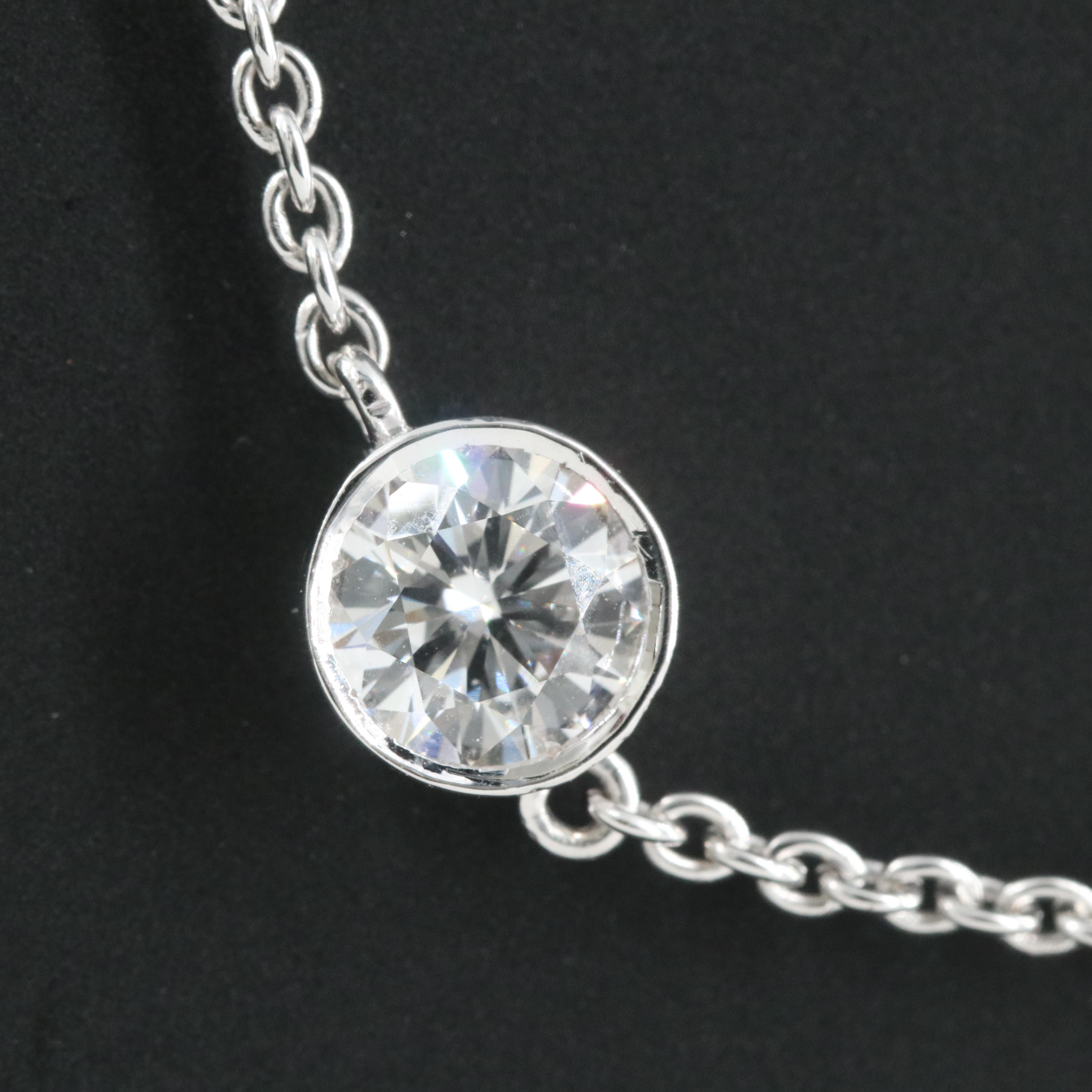14K 10.50 CTW Lab Grown Diamond Station Necklace