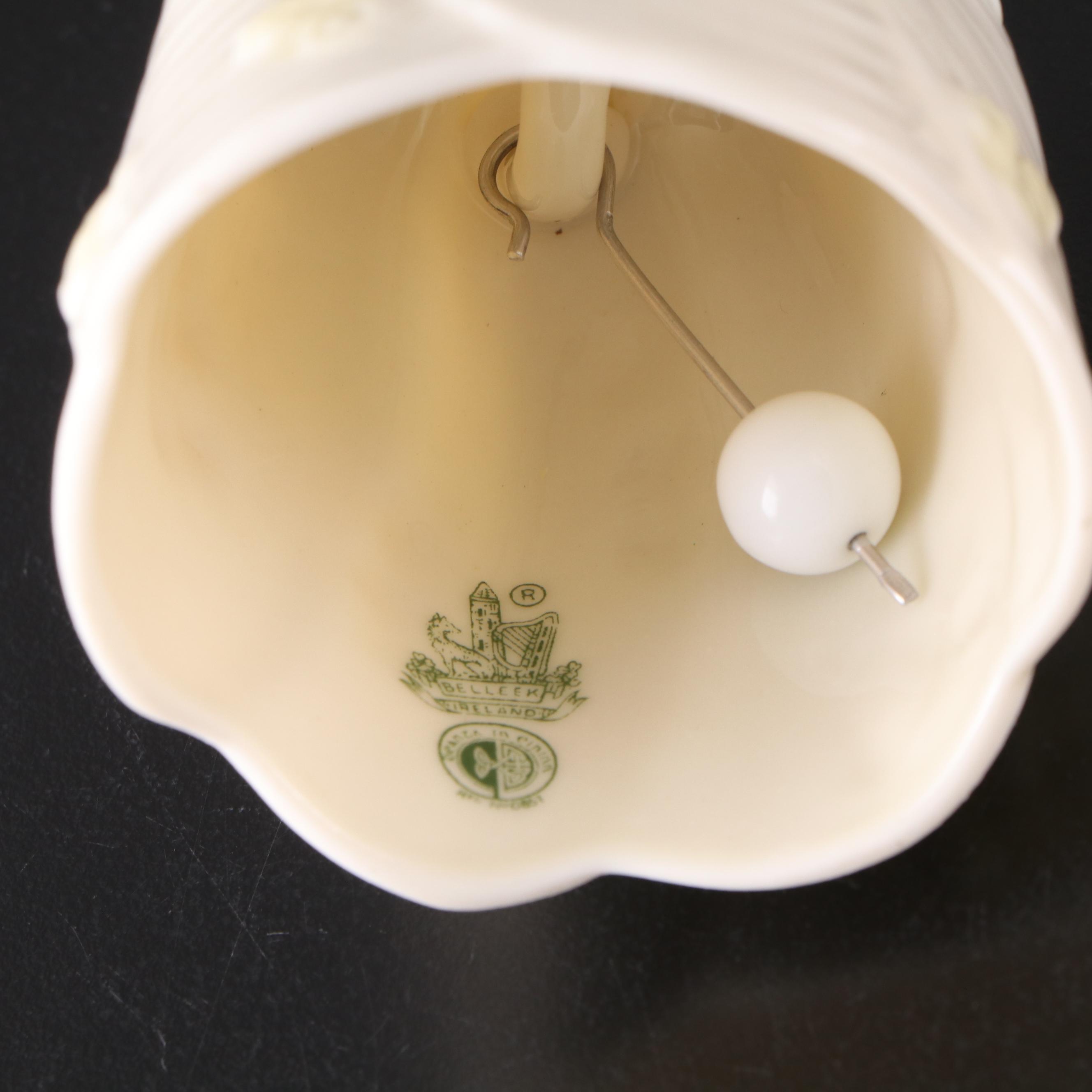 Belleek New Shell Yellow Porcelain Teapot, Biscuit Jars, Vases, Bell and More