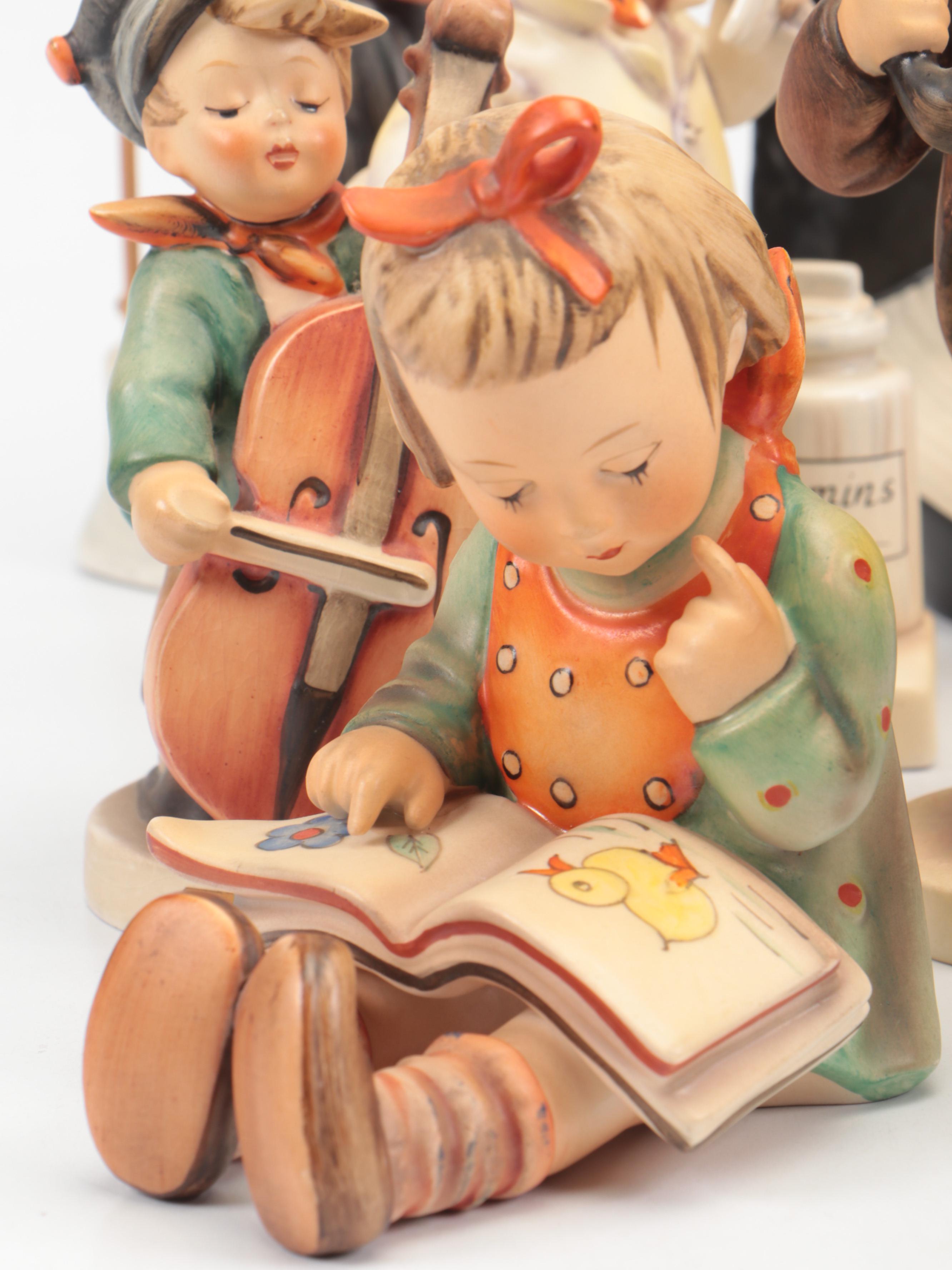 Goebel "Little Tailor" and "Sweet Music" Ceramic Figurines and More