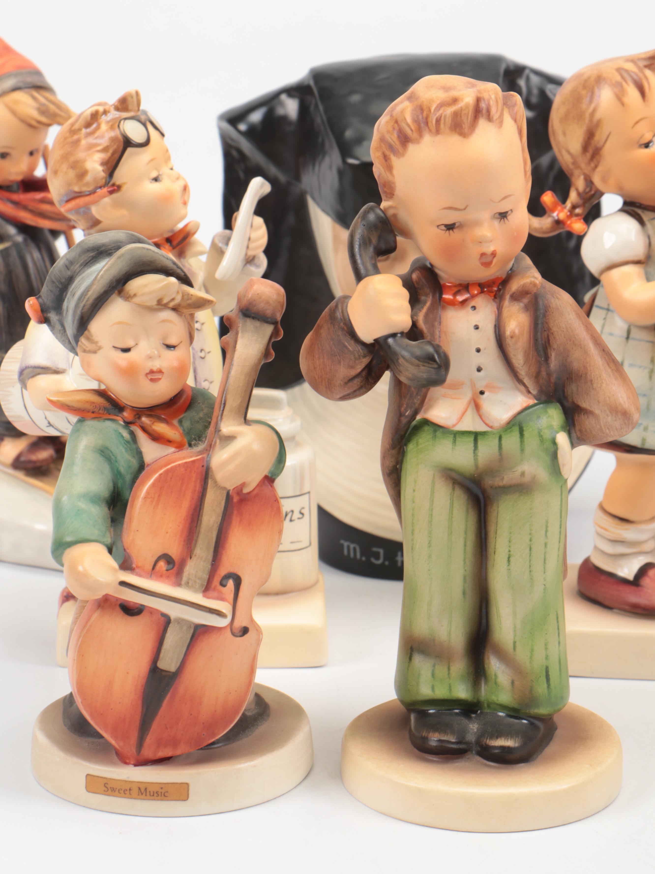 Goebel "Little Tailor" and "Sweet Music" Ceramic Figurines and More