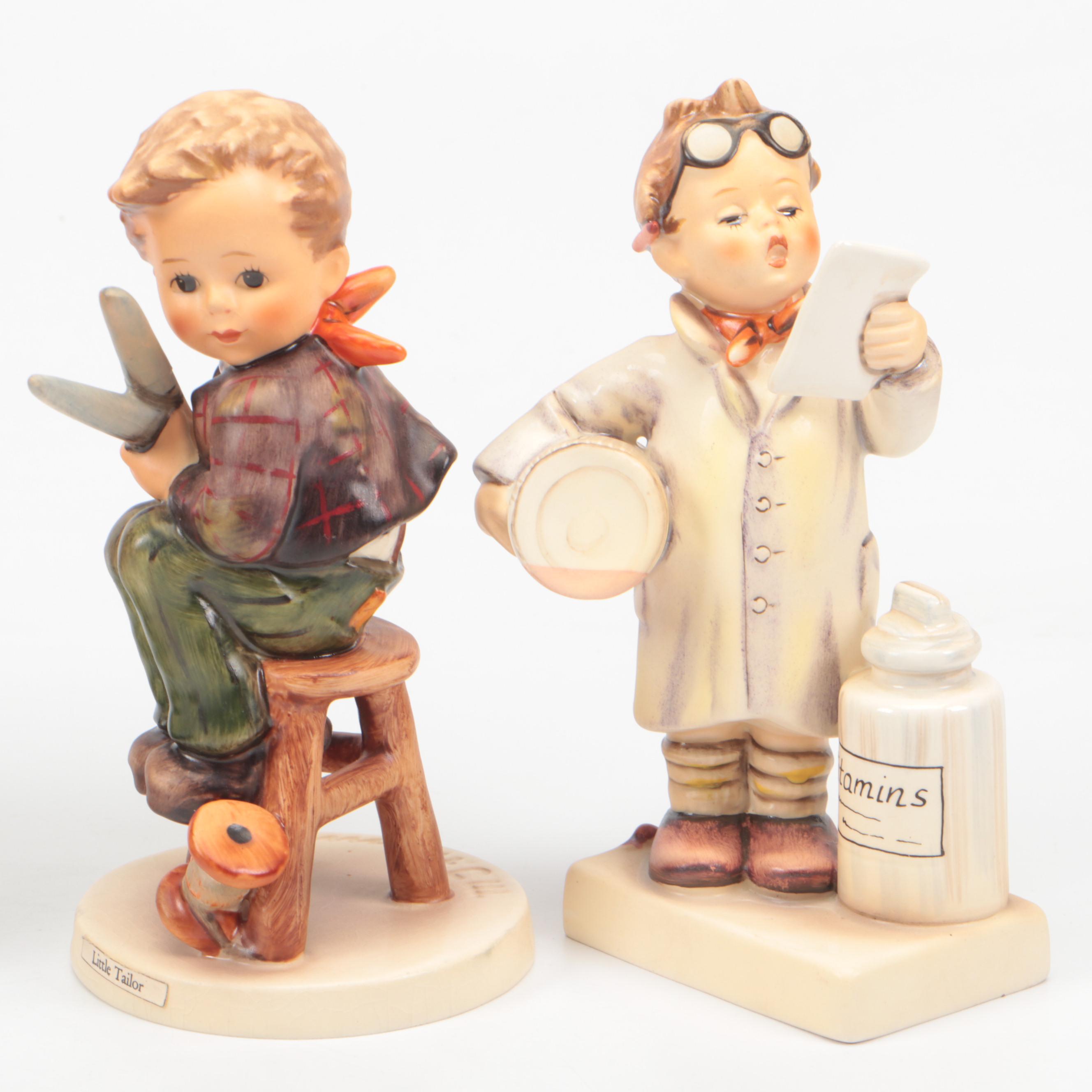 Goebel "Little Tailor" and "Sweet Music" Ceramic Figurines and More