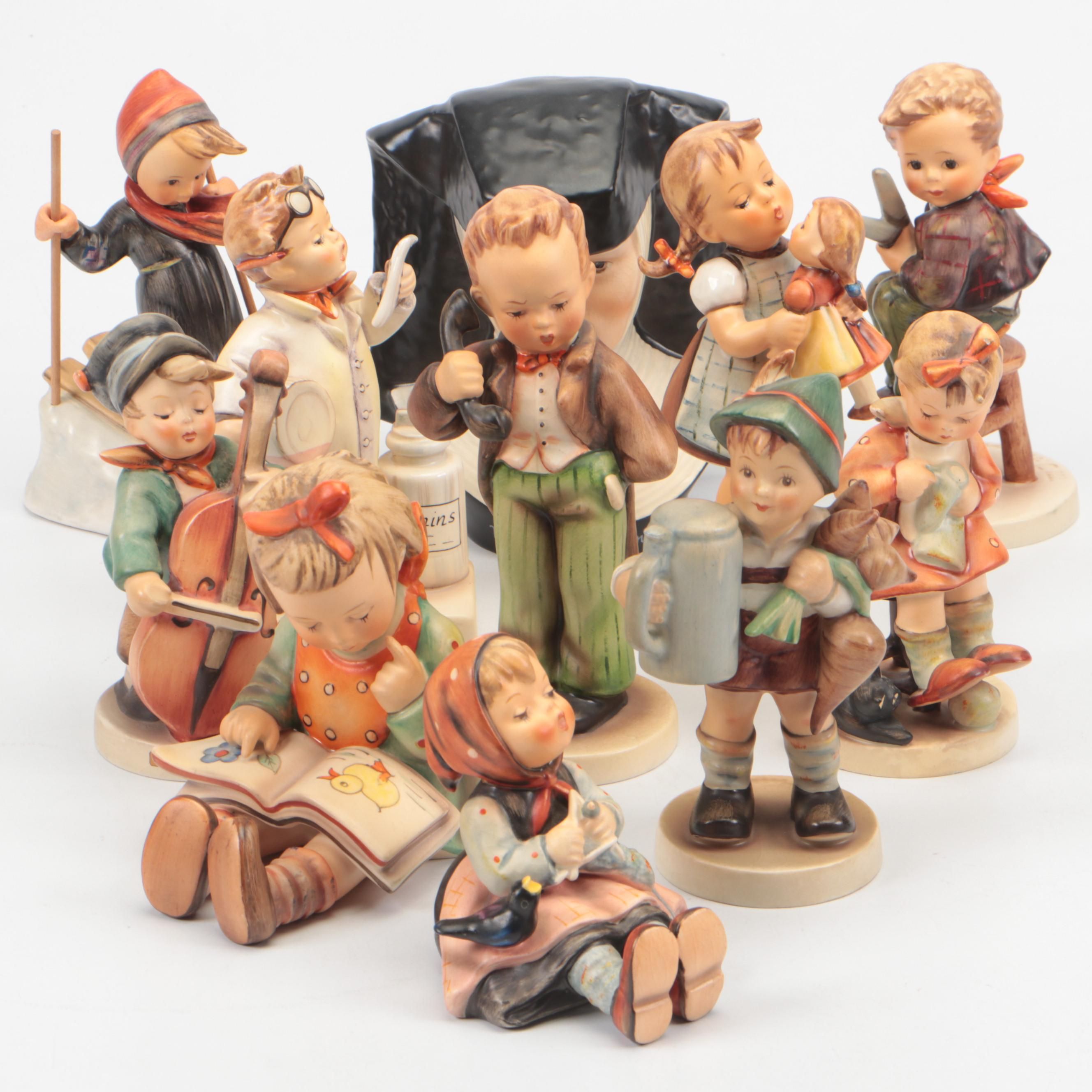 Goebel "Little Tailor" and "Sweet Music" Ceramic Figurines and More