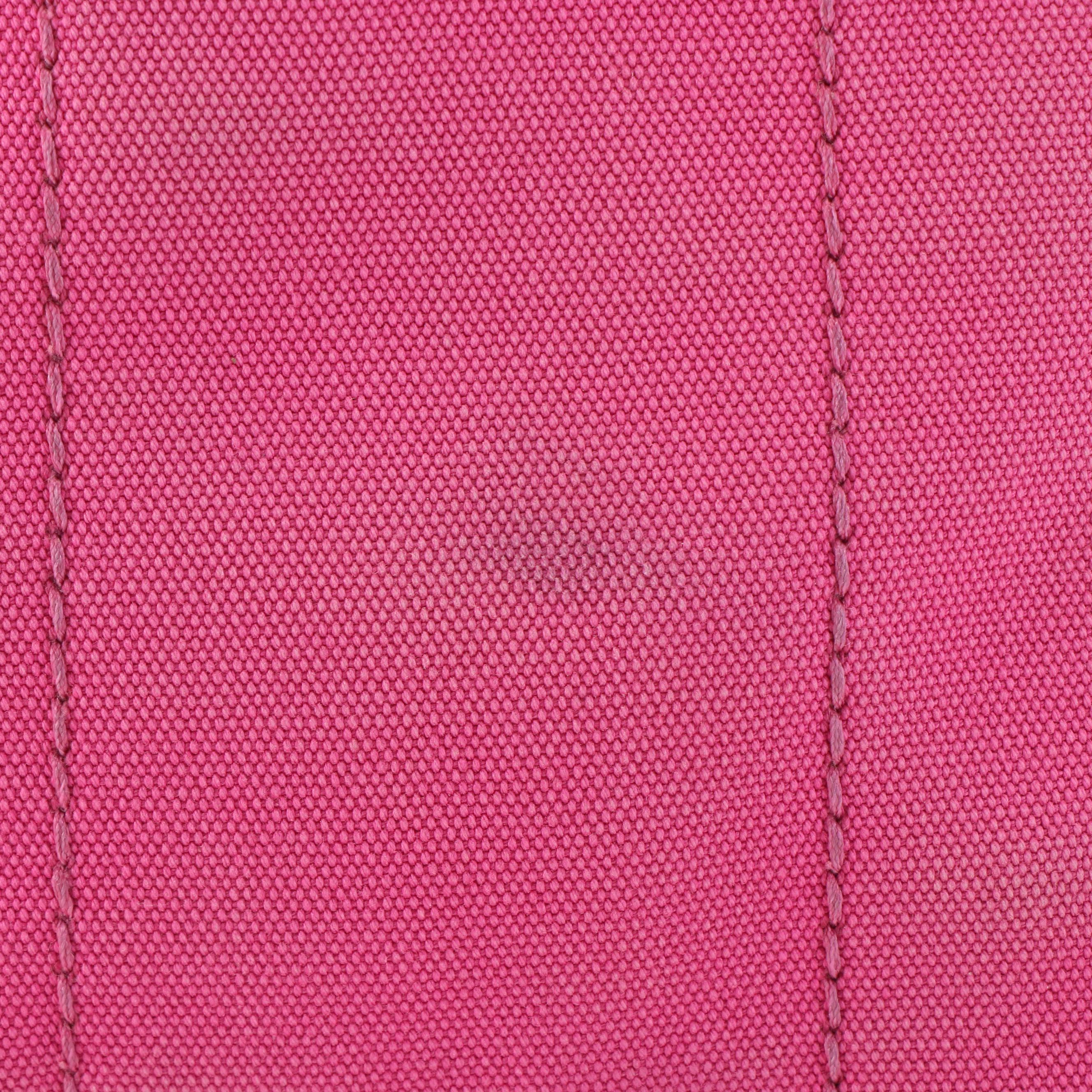 Prada Canapa Logo Mini Tote in Pink Canvas