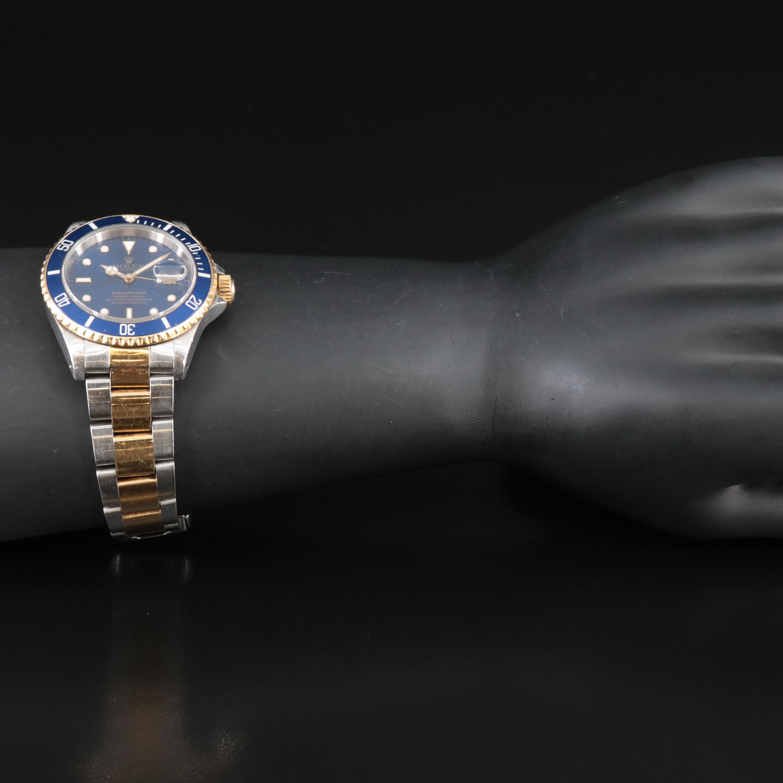 1999 Rolex Submariner Date Two-Tone Automatic Watch