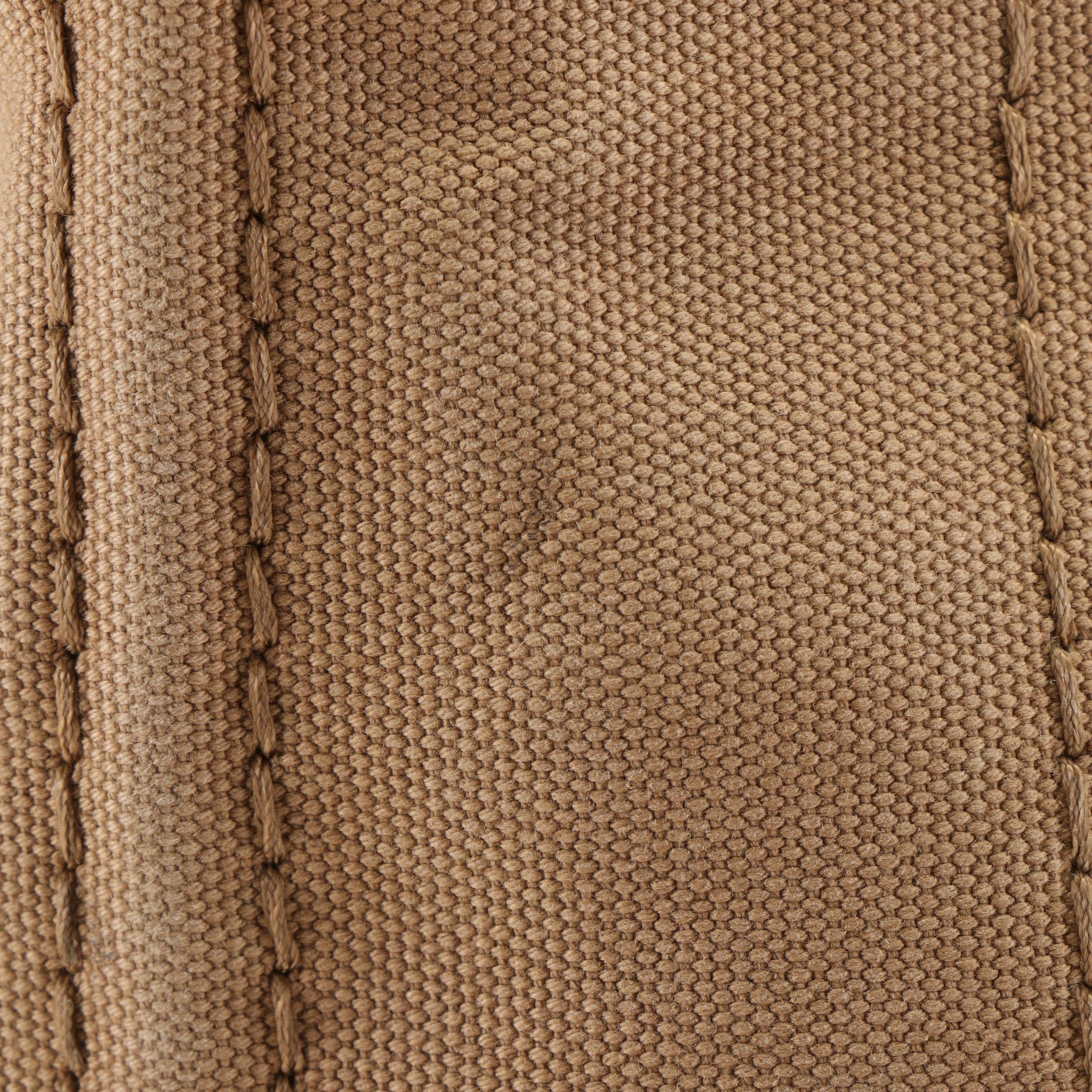 Prada Canapa Mini Logo Tote in Tan Canvas