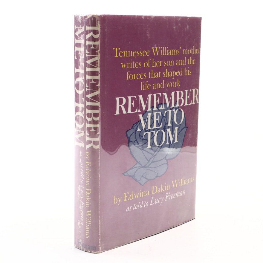 First Edition "Remember Me To Tom" by Edwina Dakin Williams, 1963
