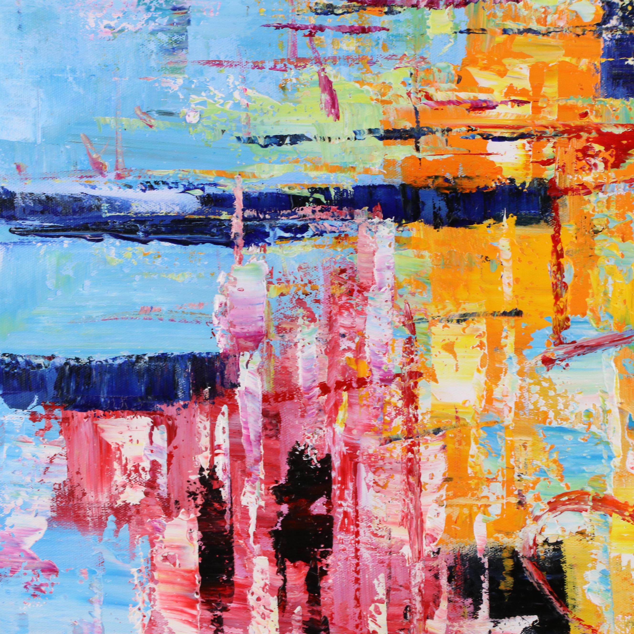 Bing Large-Scale Abstract Oil Painting, 21st Century