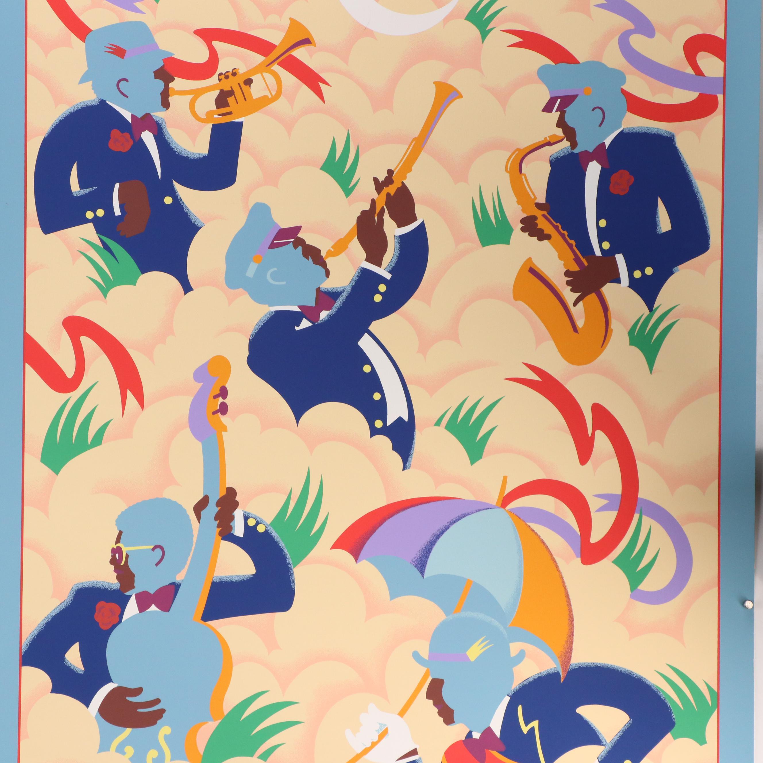 St. Germain Serigraph Poster and ProCreations Lithograph Poster