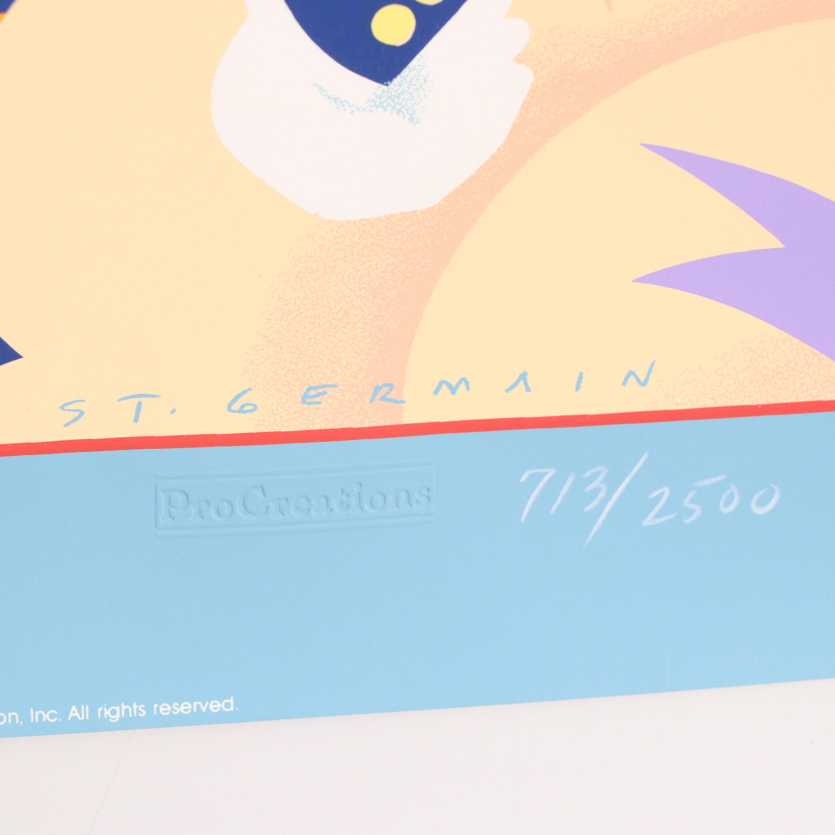 St. Germain Serigraph Poster and ProCreations Lithograph Poster