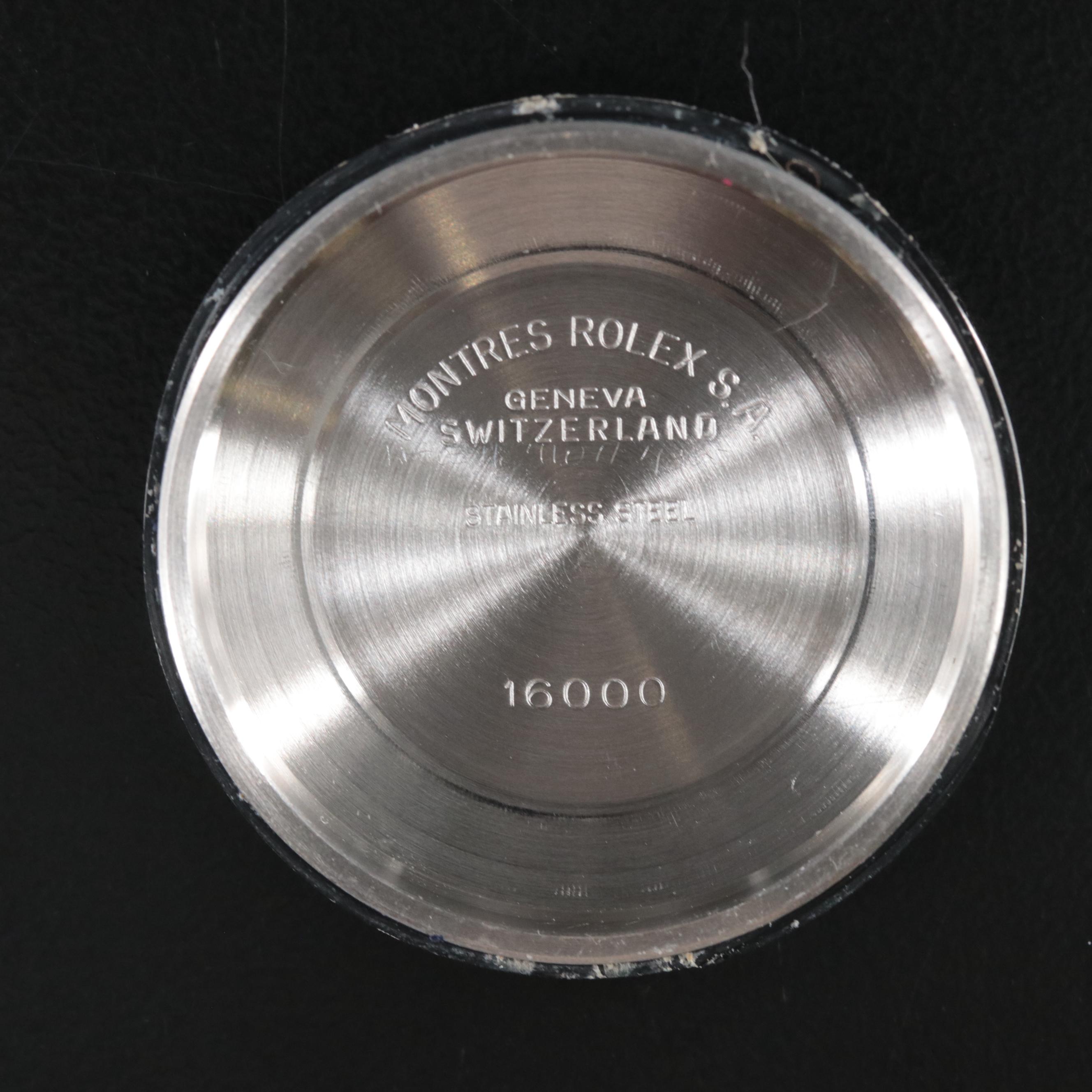 1984 Rolex Datejust Stainless Steel Automatic Watch