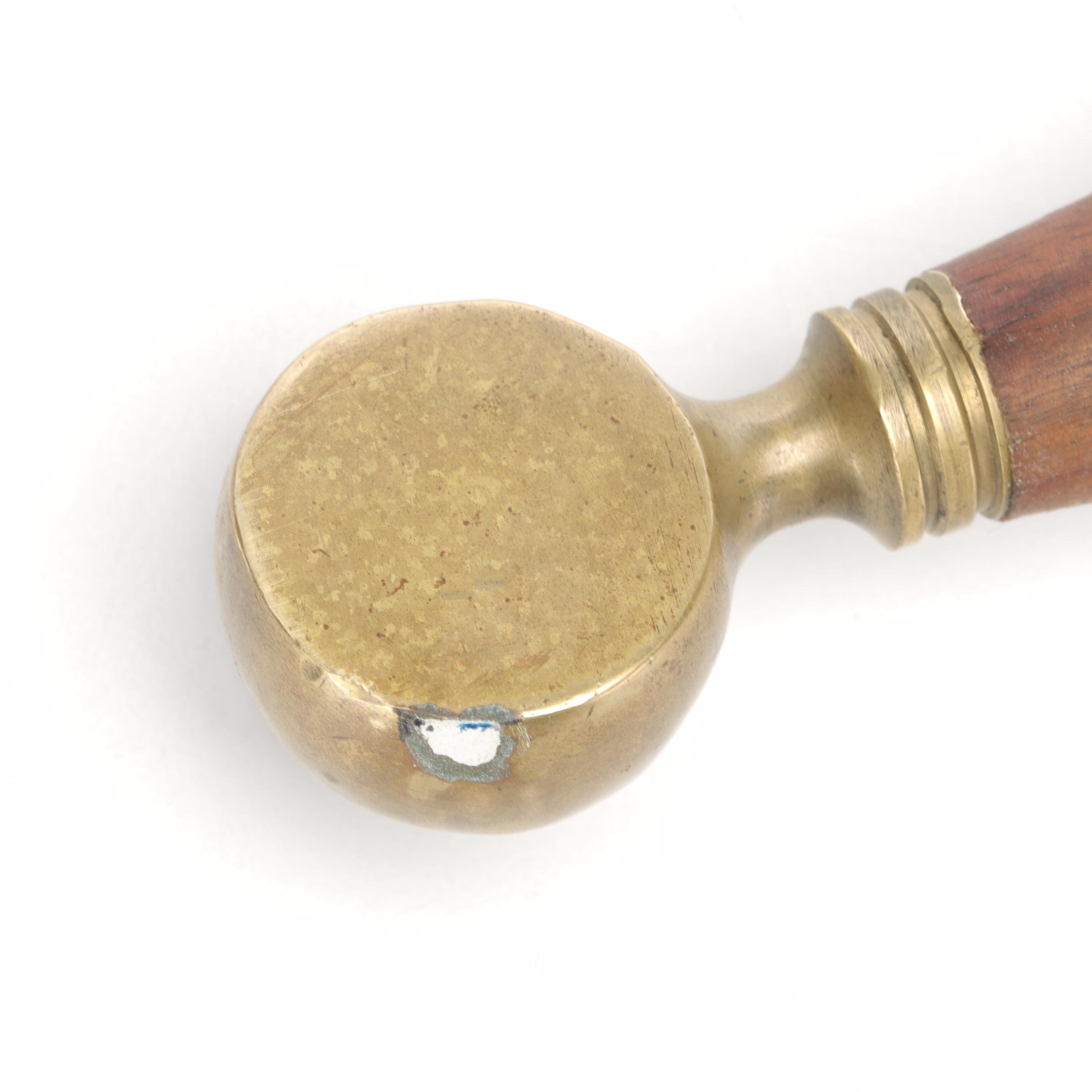 Pakistani Steel Greatsword with Brass Guard, Wood Grip and Leather Sheath