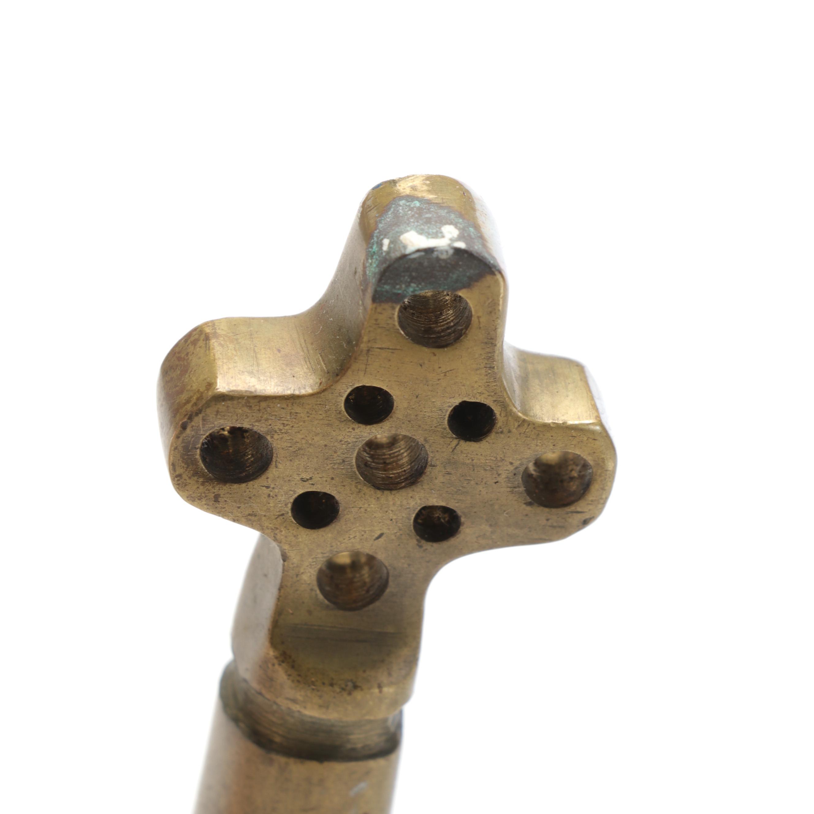 Pakistani Steel Greatsword with Brass Guard, Wood Grip and Leather Sheath